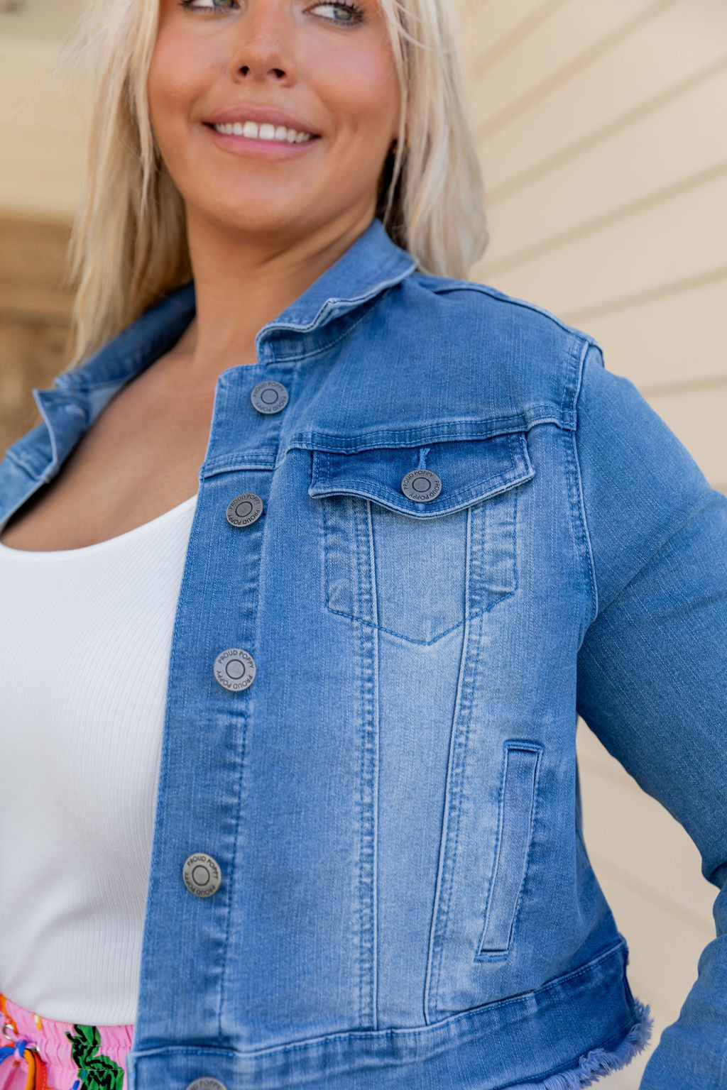 Kenzie Crop Denim Jacket