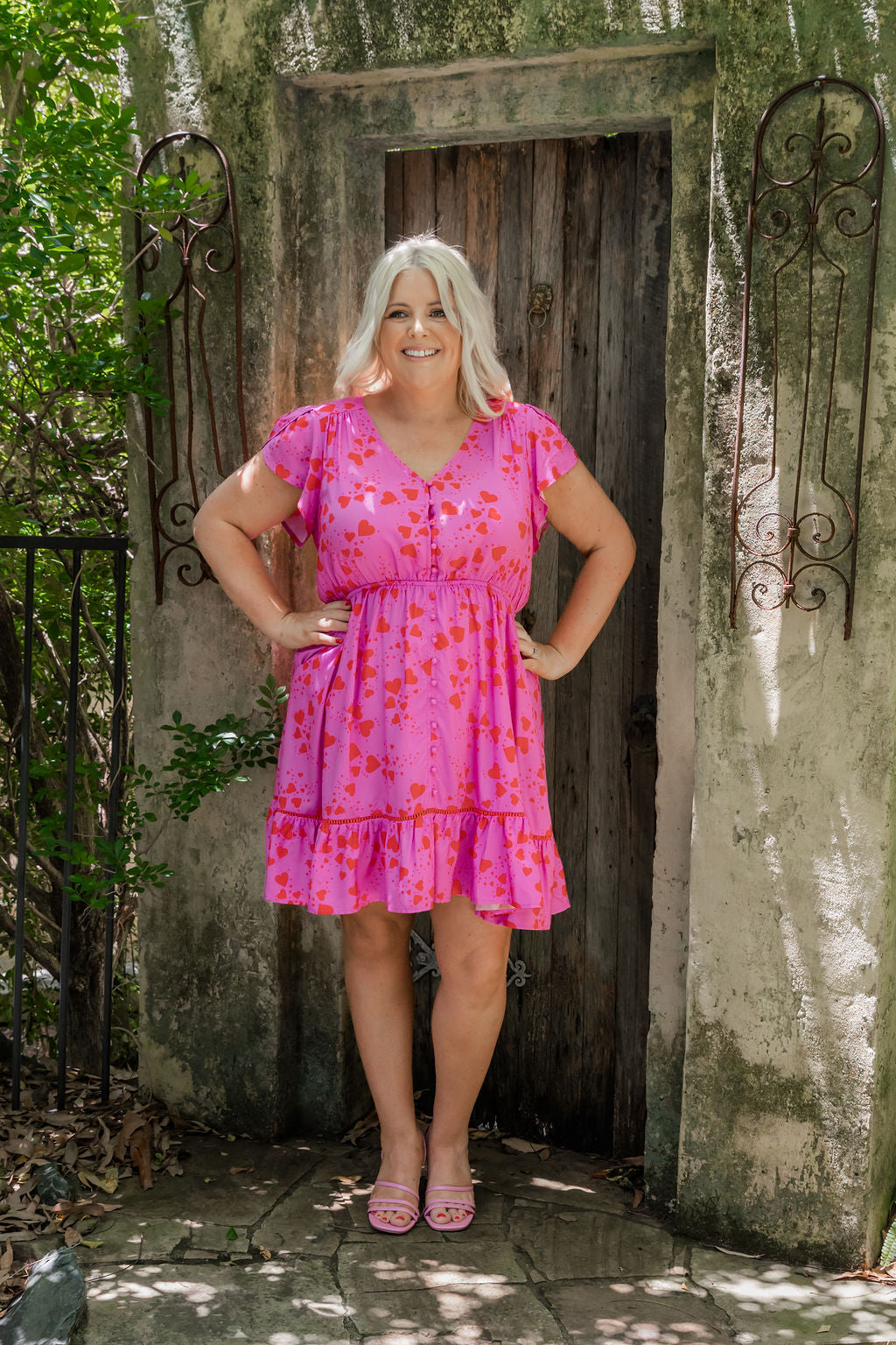 Brontie Dress in Sweet Valentine