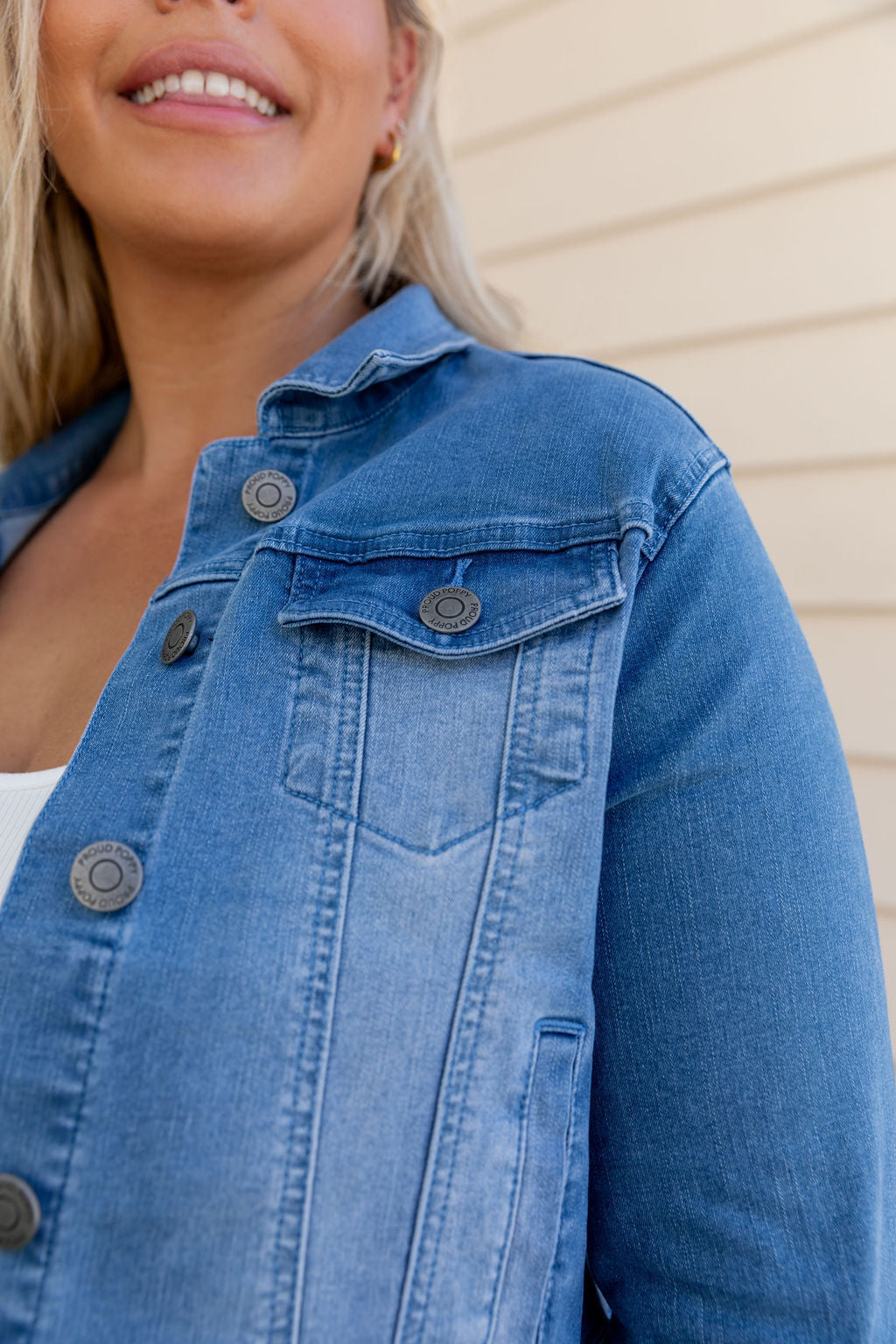 Kenzie Crop Denim Jacket