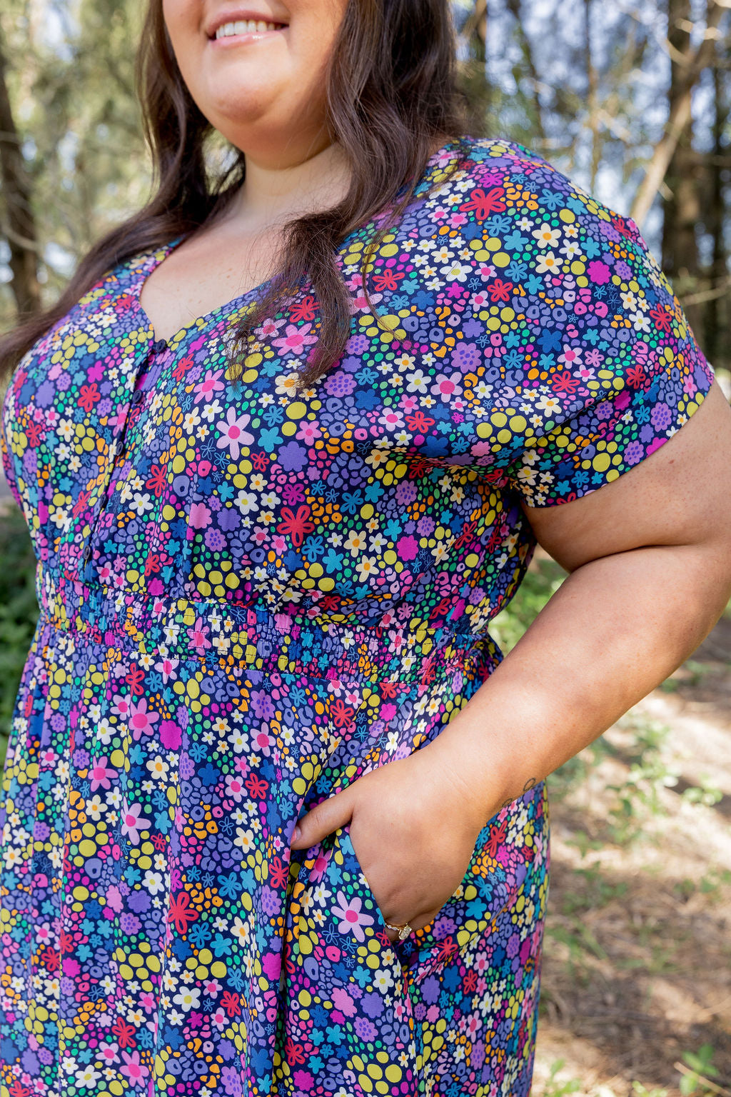 Millie Dress in Ditsy by Kasey Rainbow