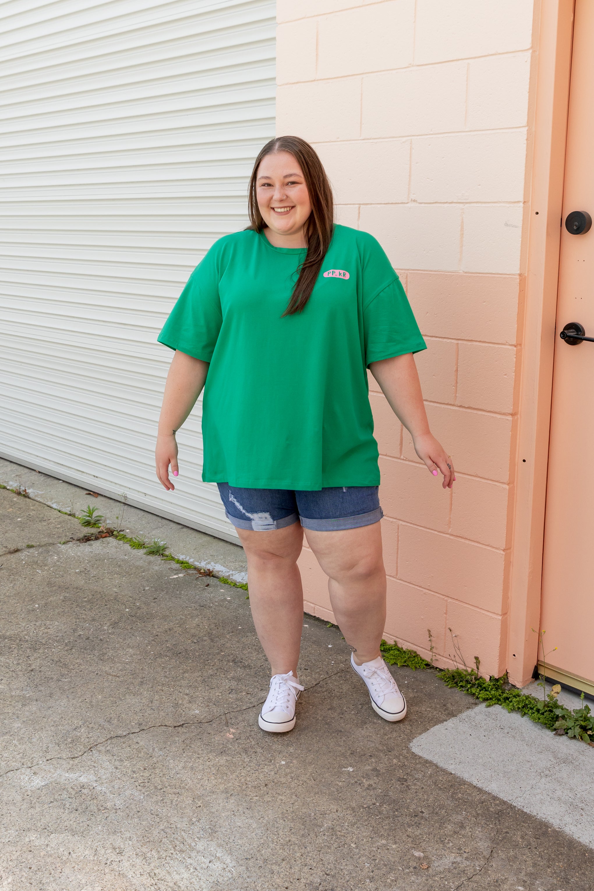 Alfie Oversized T-Shirt in Merry Everything by Kasey Rainbow