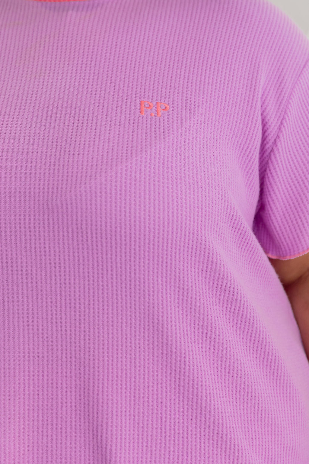 Georgina Waffle Sleepwear Set in Purple