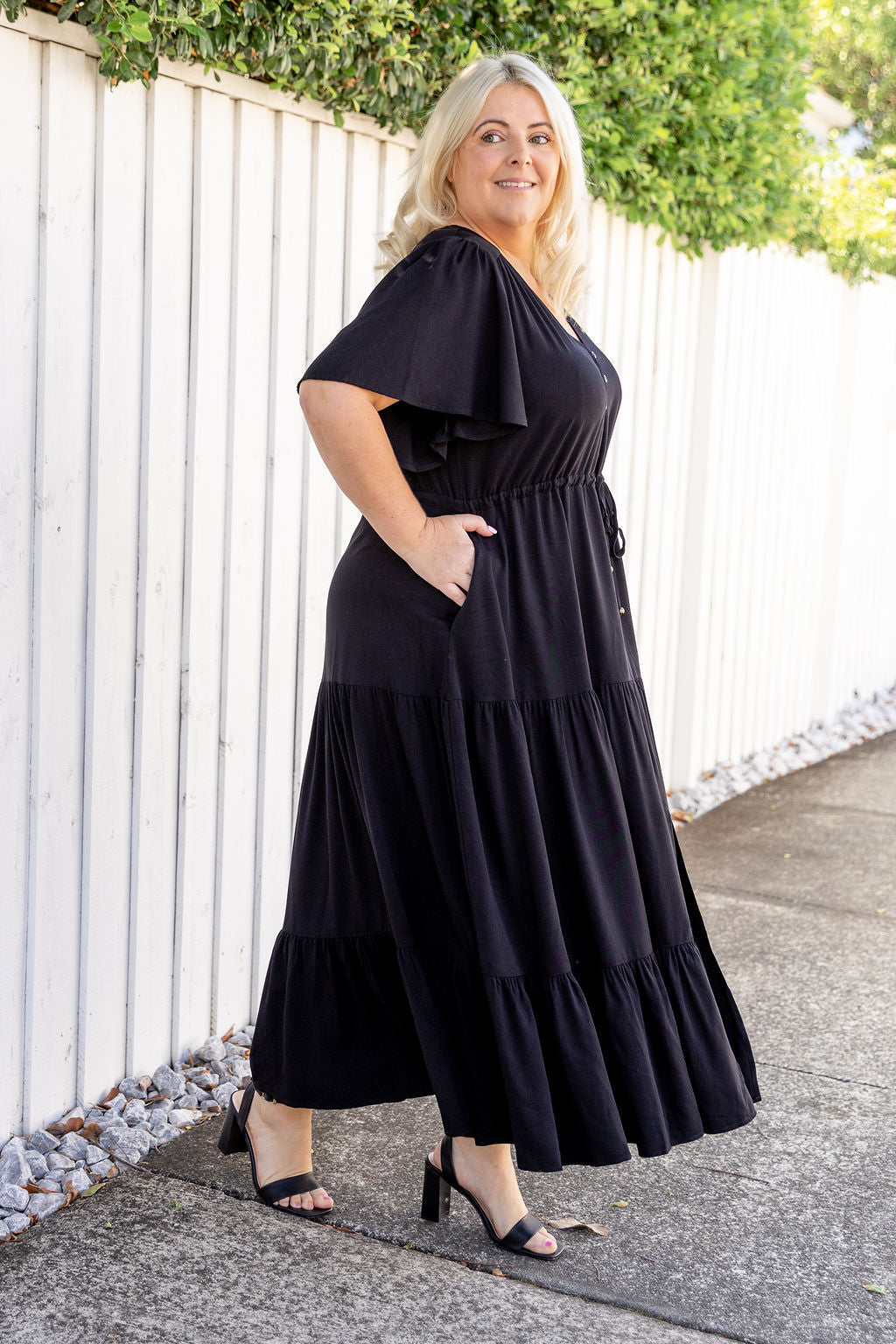 Bonnie Maxi Dress in Black