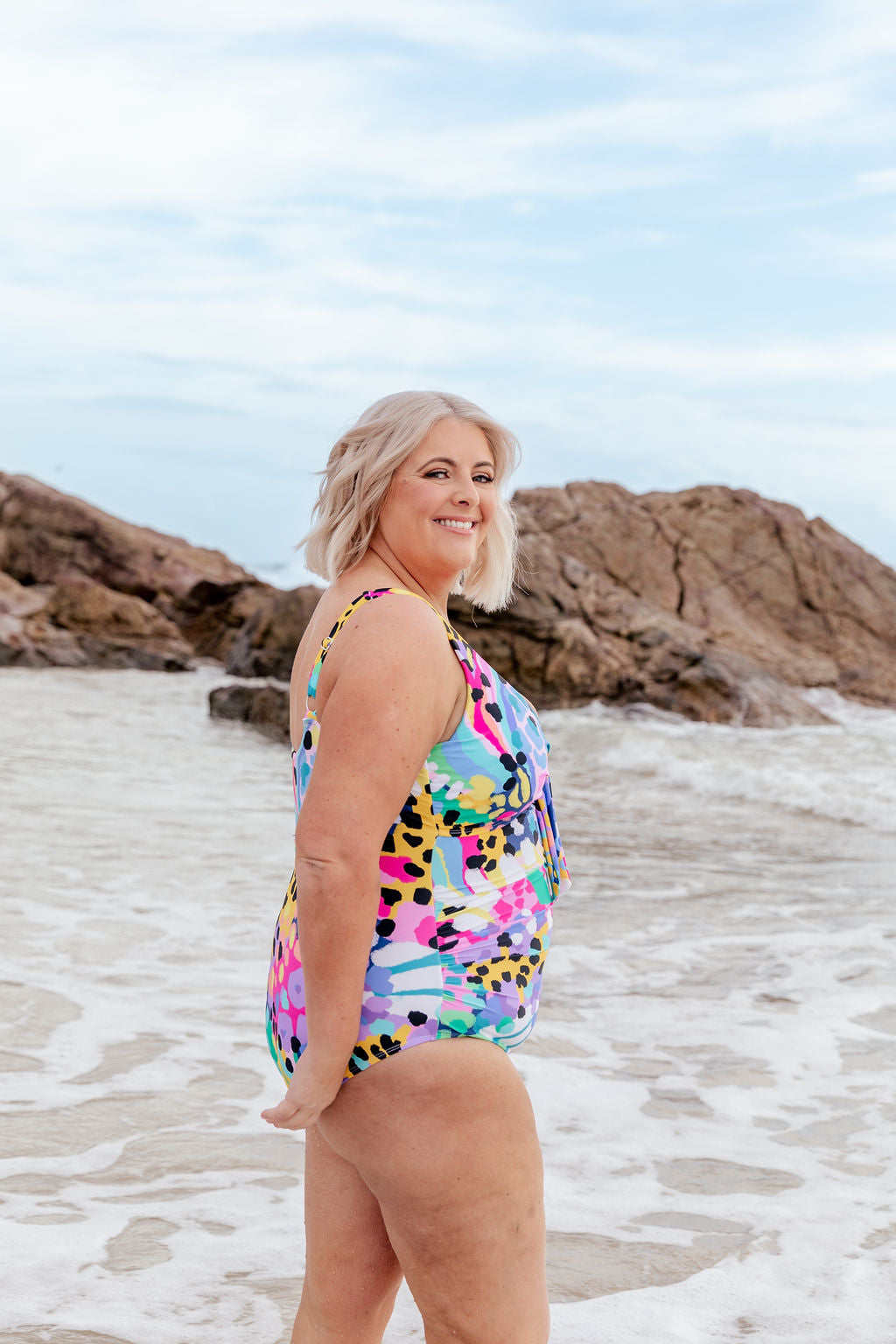 Noosa Tie One Piece in Kasey Swim by Kasey Rainbow