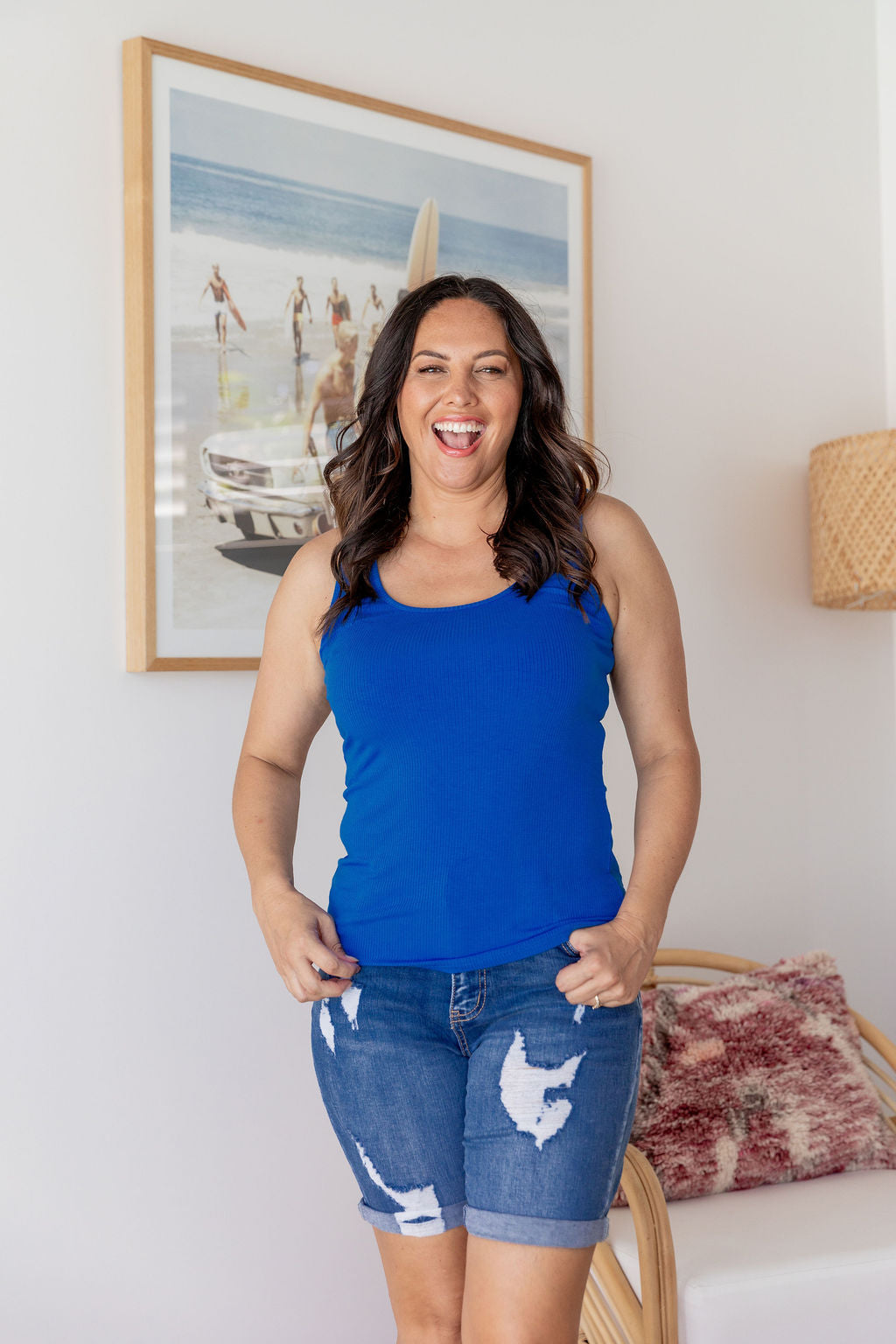 Billi Tank in Cobalt Blue