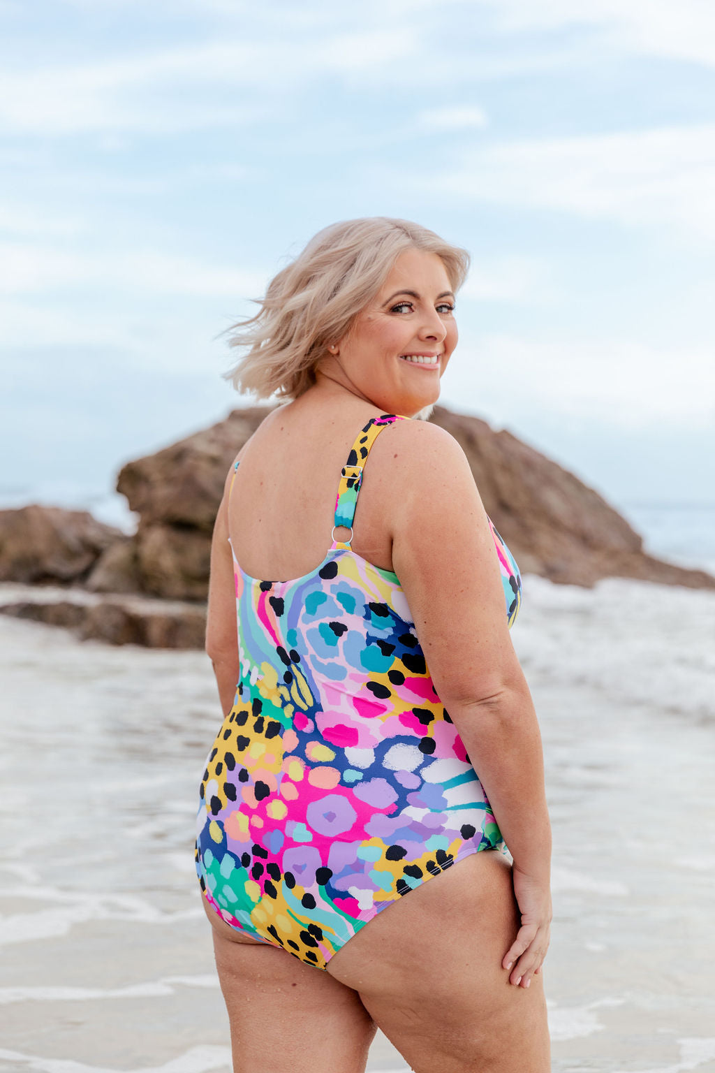 Noosa Tie One Piece in Kasey Swim by Kasey Rainbow