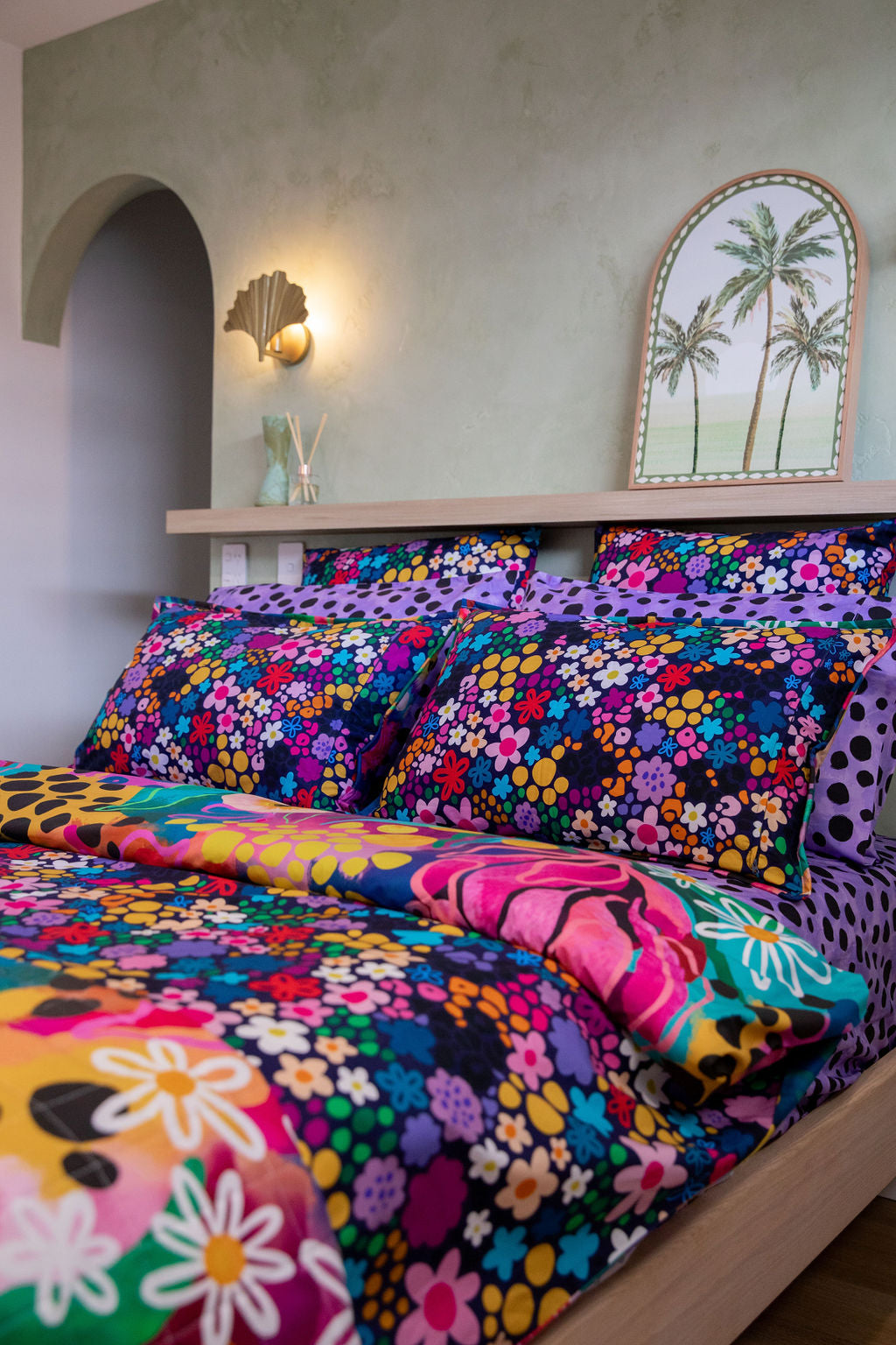 Quilt Cover Set in Matilda by Kasey Rainbow