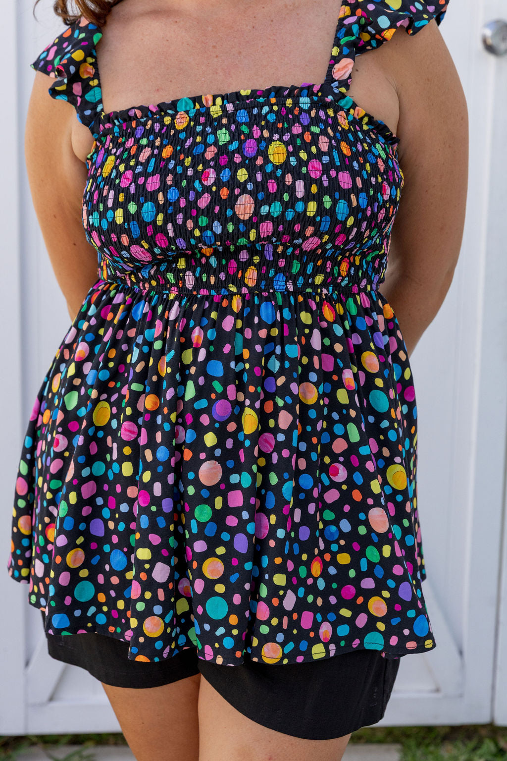 Ellie Top in Black Pebble by Kasey Rainbow