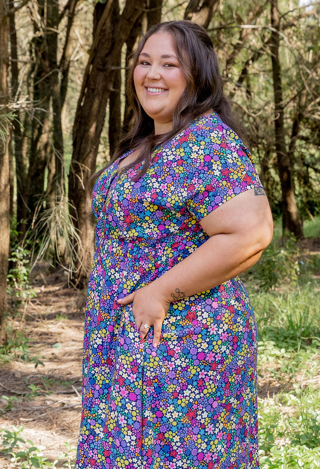 Millie Dress in Ditsy by Kasey Rainbow