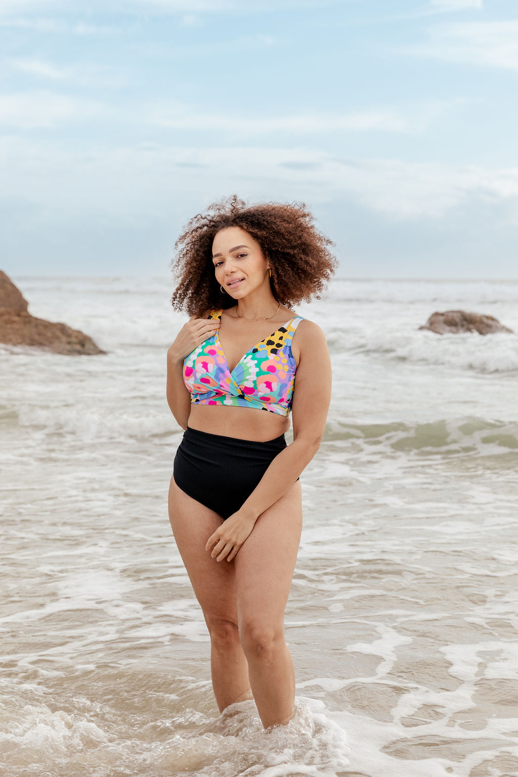 Burleigh Bikini Top in Kasey Swim by Kasey Rainbow