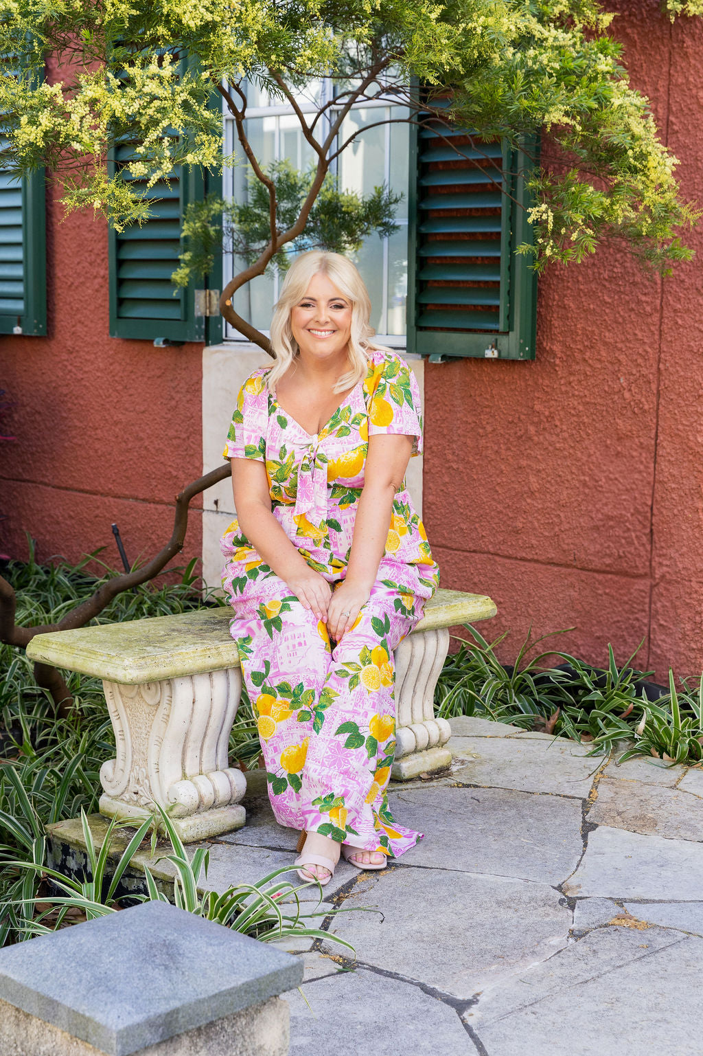 Hazel Linen Blend Jumpsuit in Themis