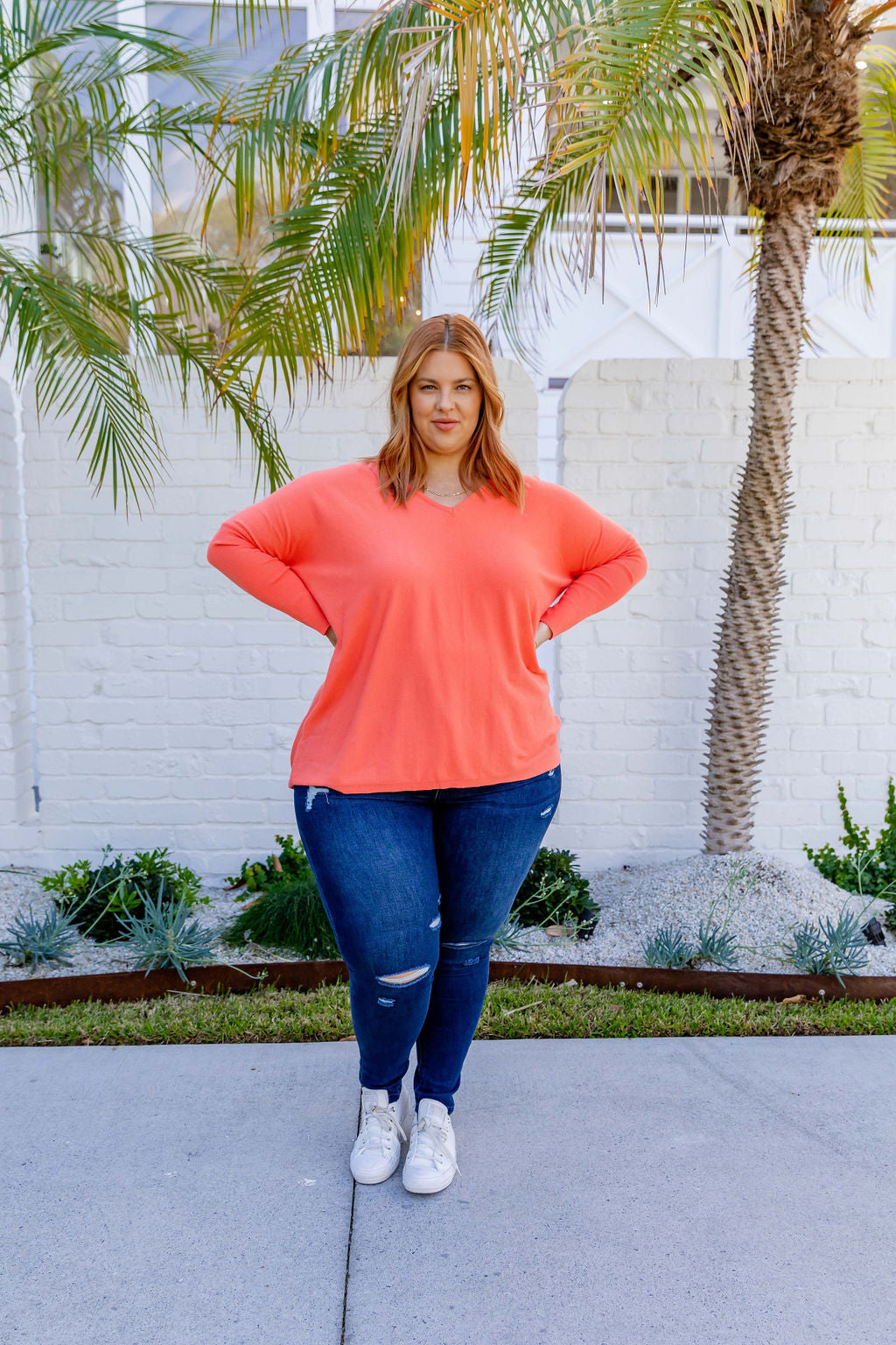 Scarlett Knit in Orange