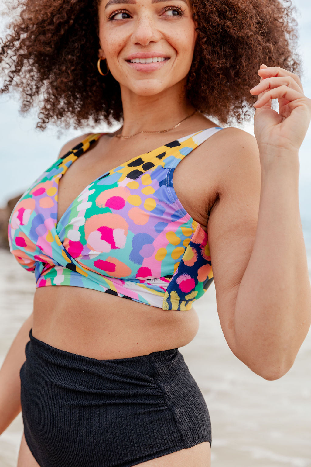 Burleigh Bikini Top in Kasey Swim by Kasey Rainbow