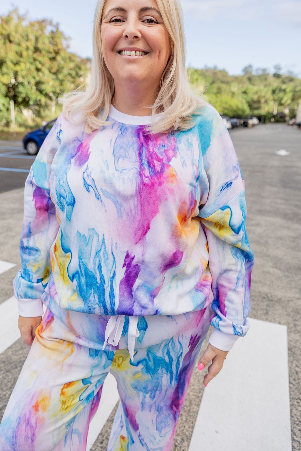 Harper Sweater in Ocean Colours