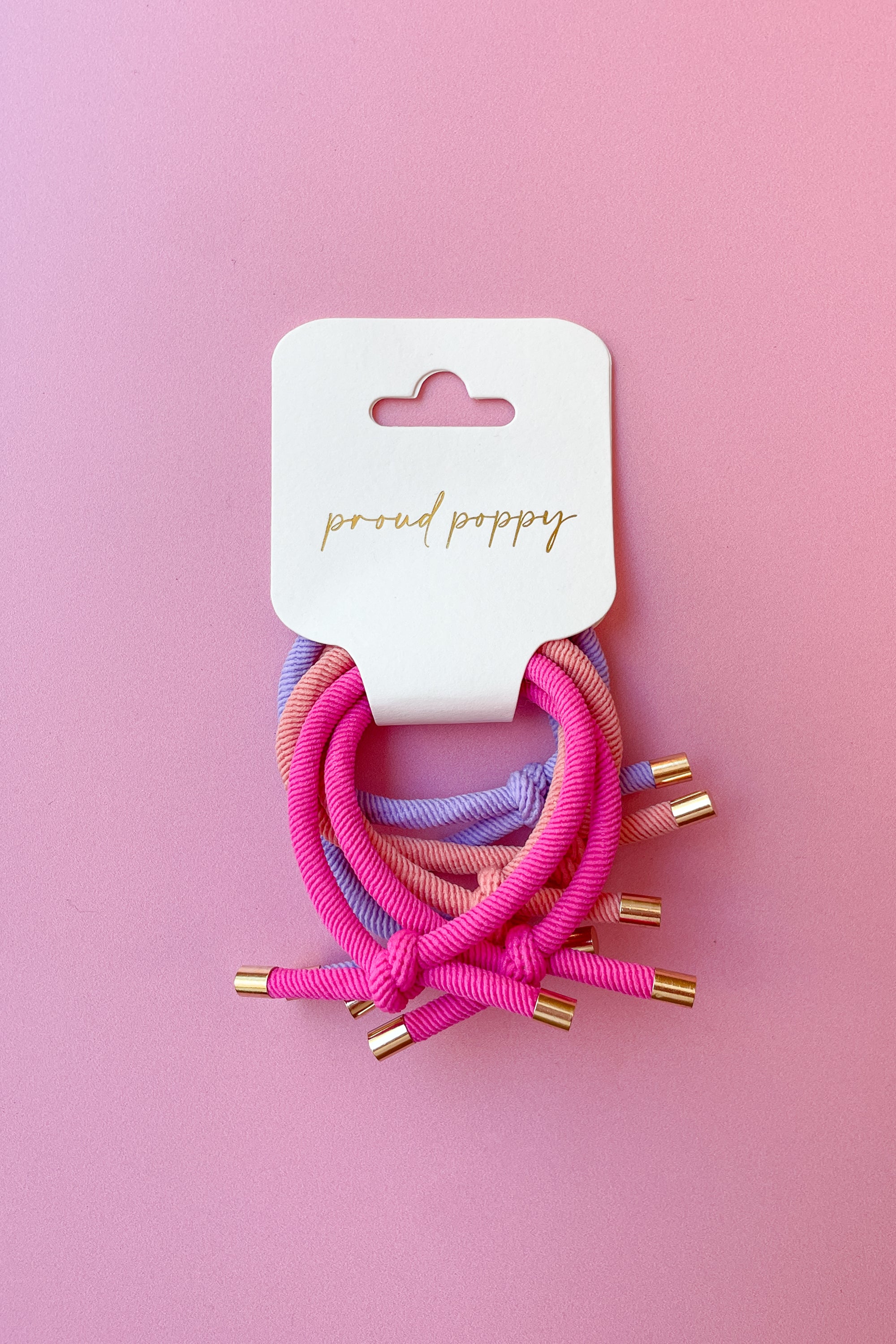 6 Pack Hair Ties in Brights