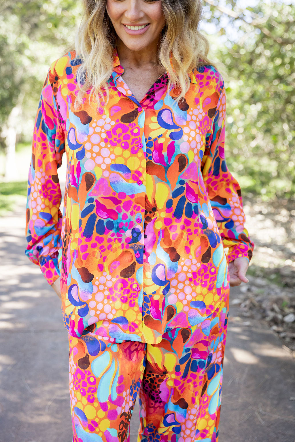 Lana Shirt in Outback Safari by Kasey Rainbow