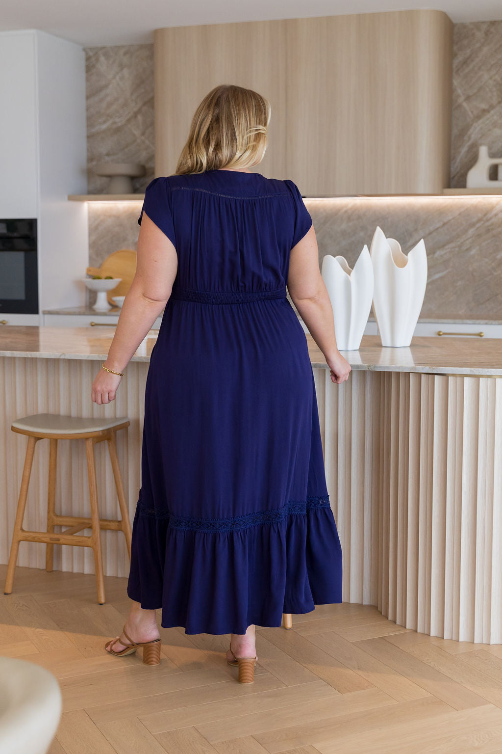 Louisa Maxi Dress in Midnight