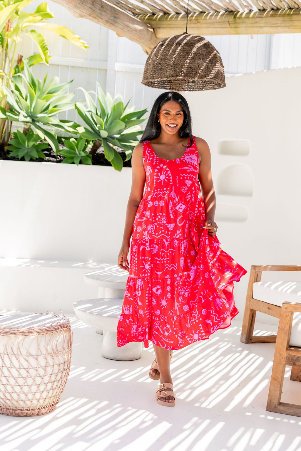 Ronnie Maxi Dress in Margie
