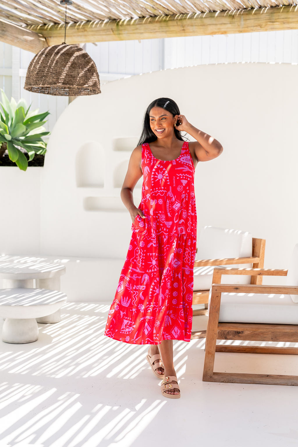 Ronnie Maxi Dress in Margie