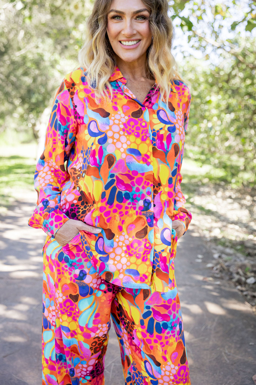 Lana Shirt in Outback Safari by Kasey Rainbow