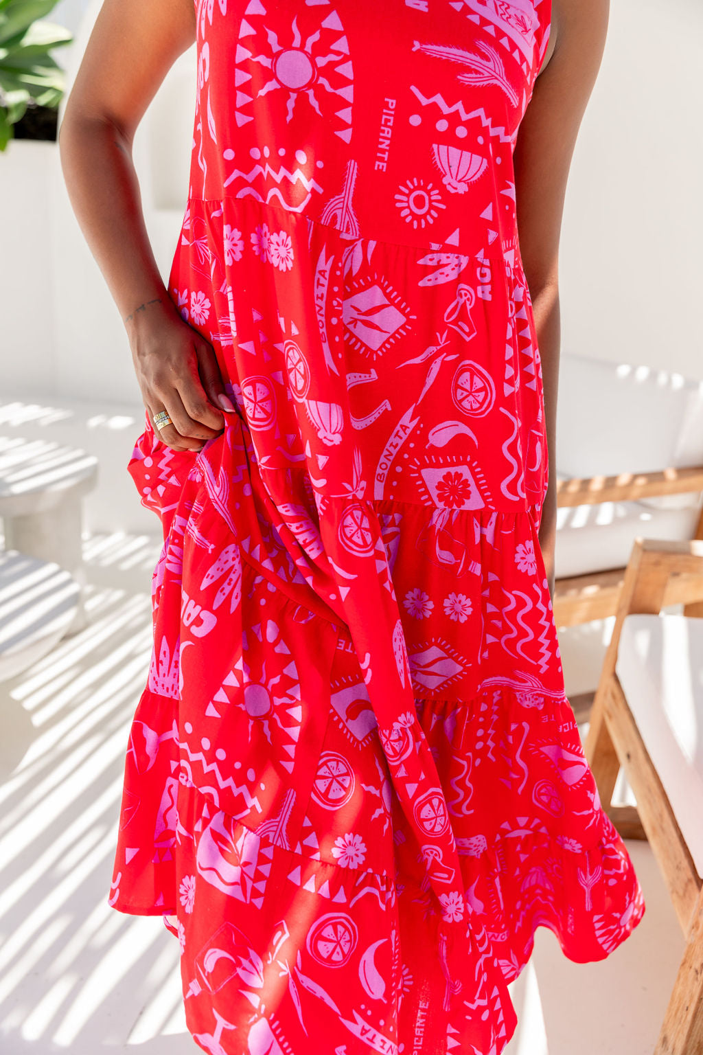 Ronnie Maxi Dress in Margie