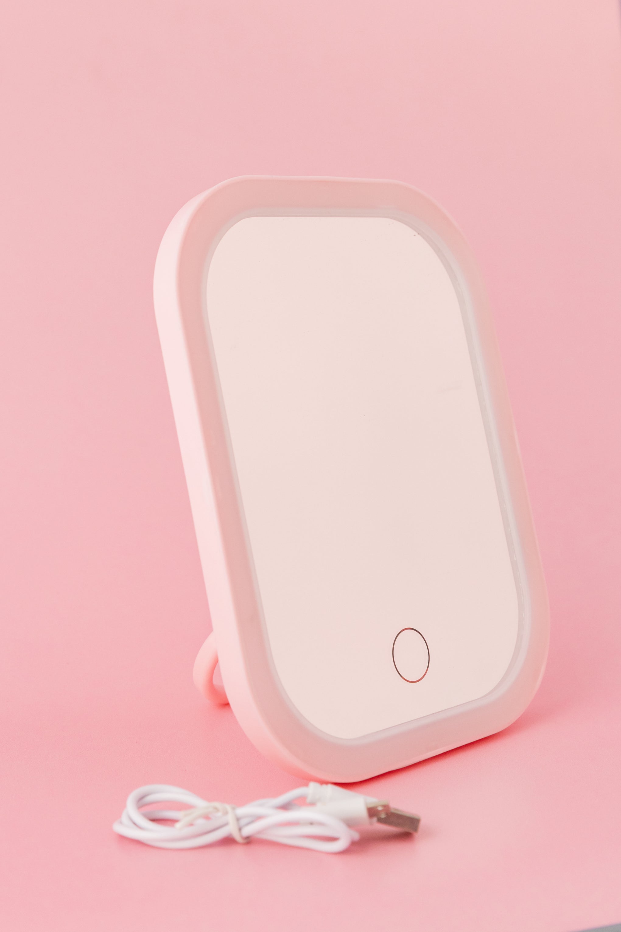 LED Vanity Mirror in Pink