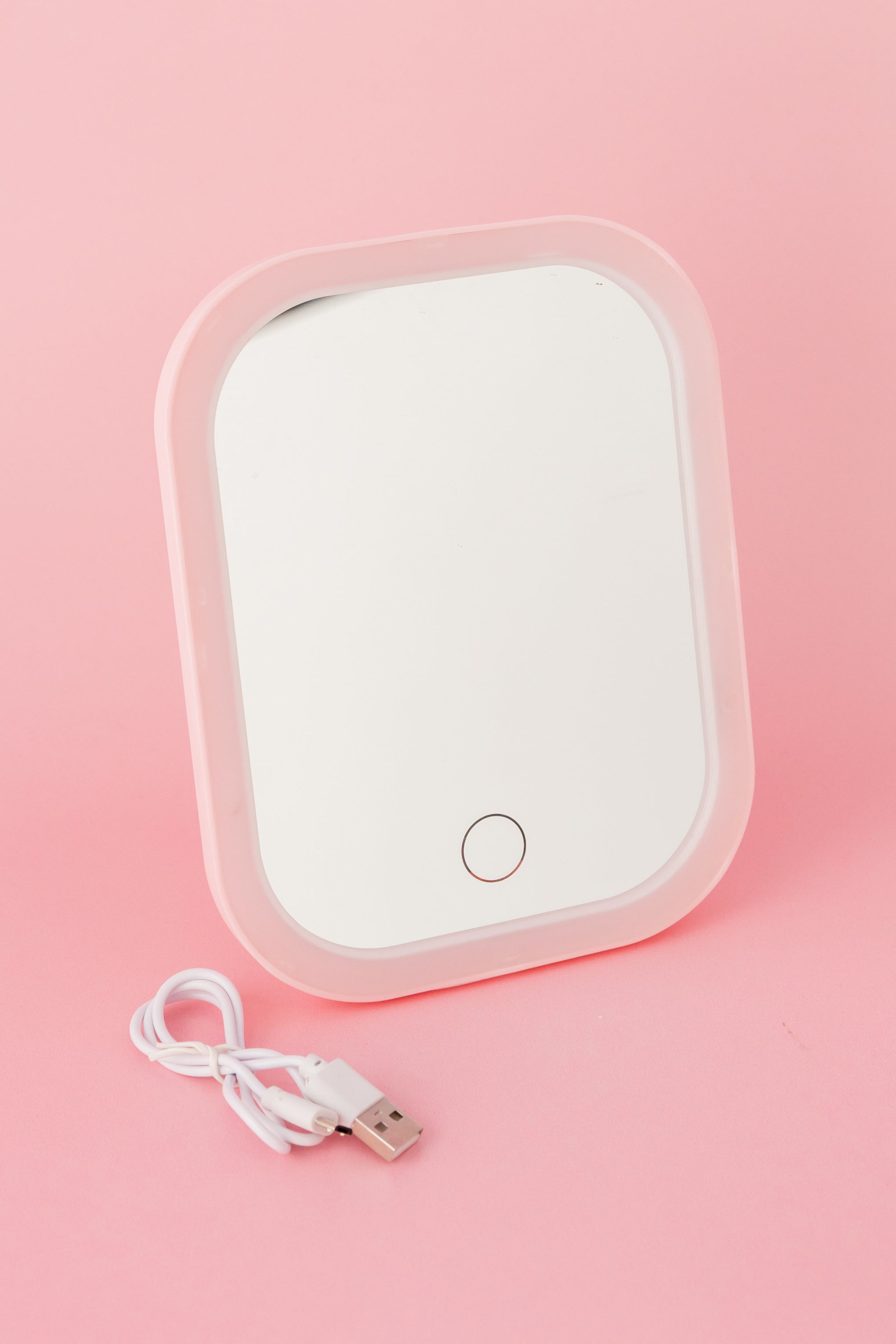 LED Vanity Mirror in Pink