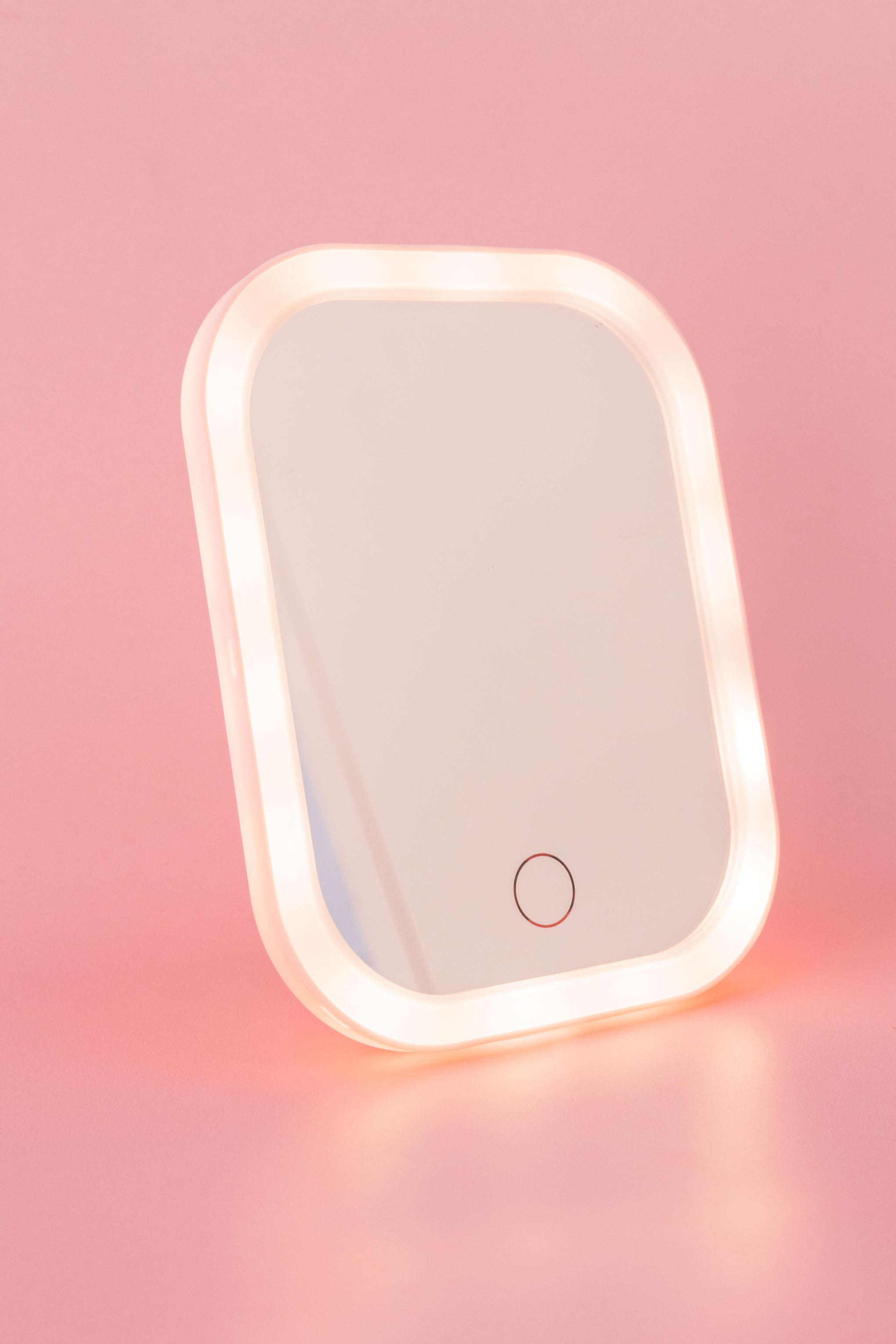 LED Vanity Mirror in Pink