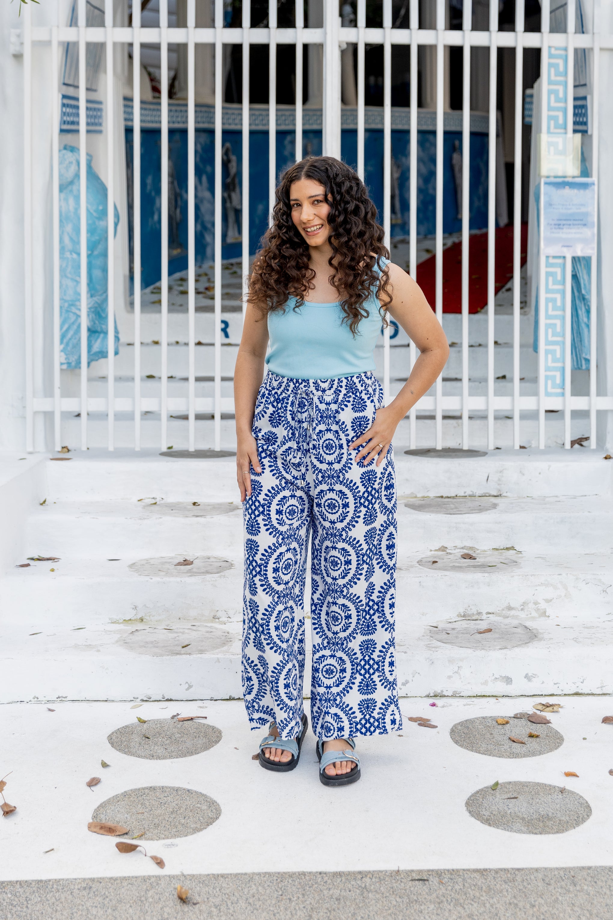 Gina Pants in Mykonos