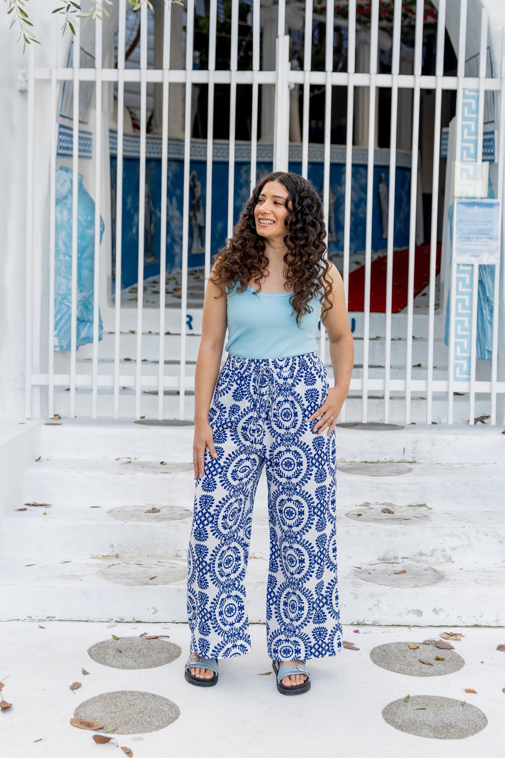 Gina Pants in Mykonos