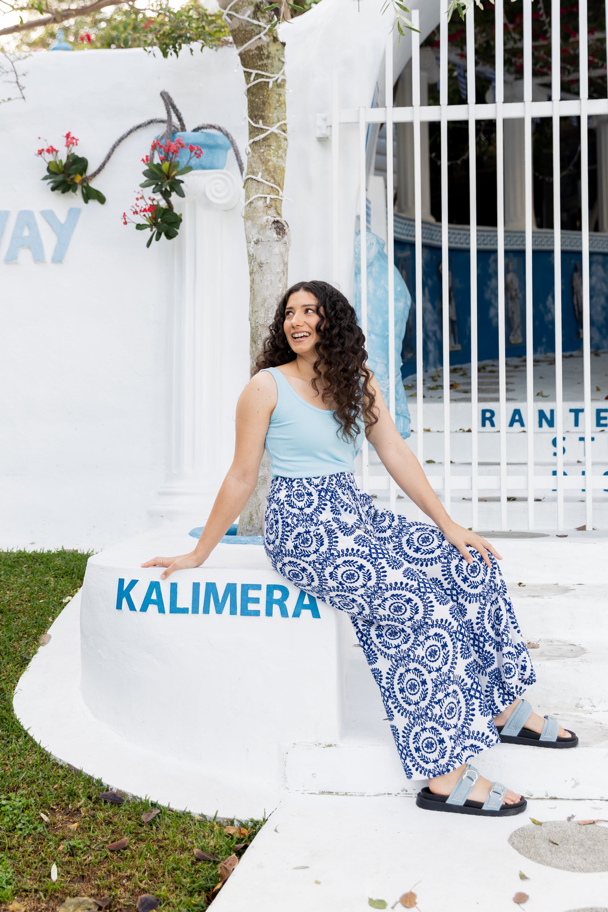 Gina Pants in Mykonos