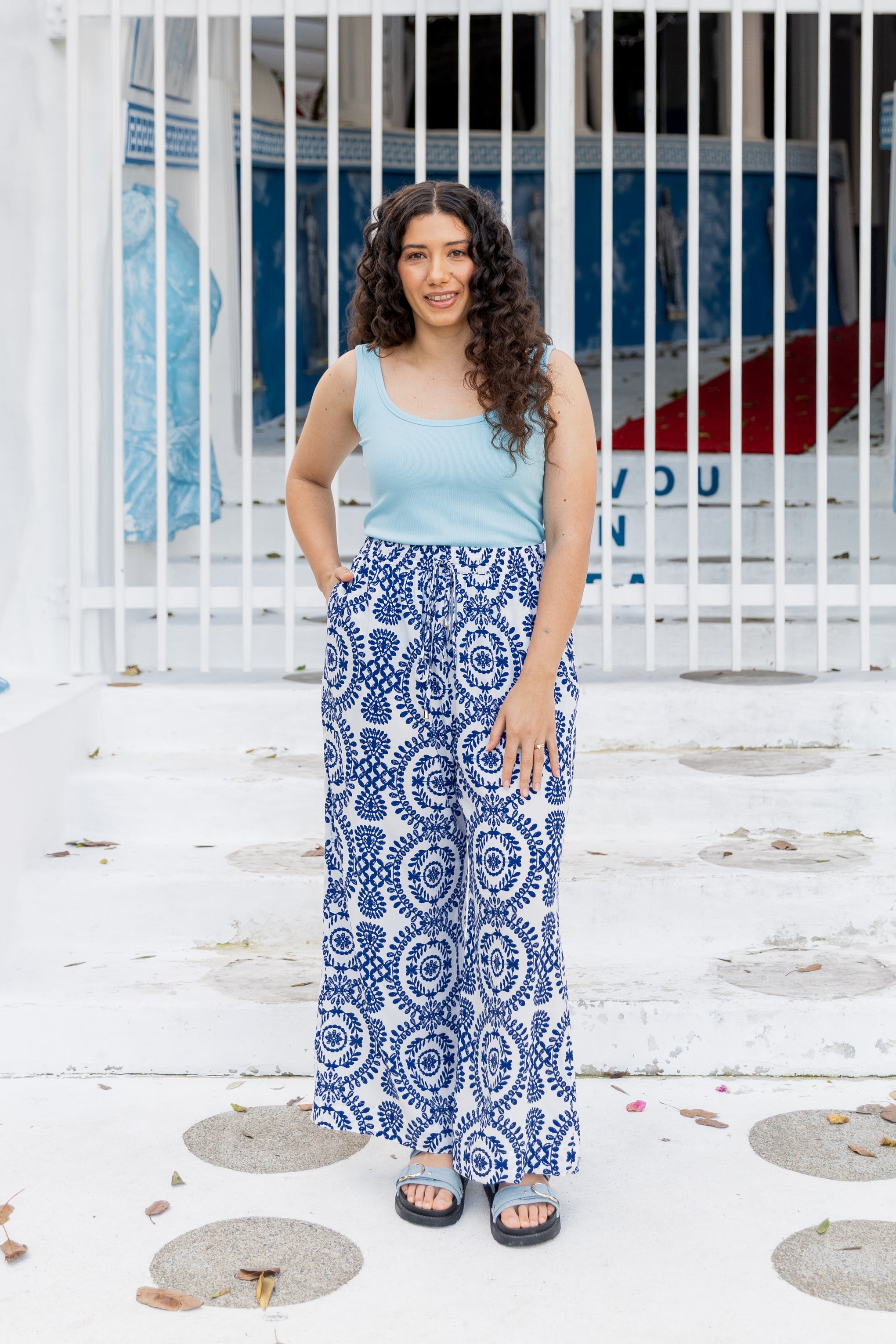 Gina Pants in Mykonos