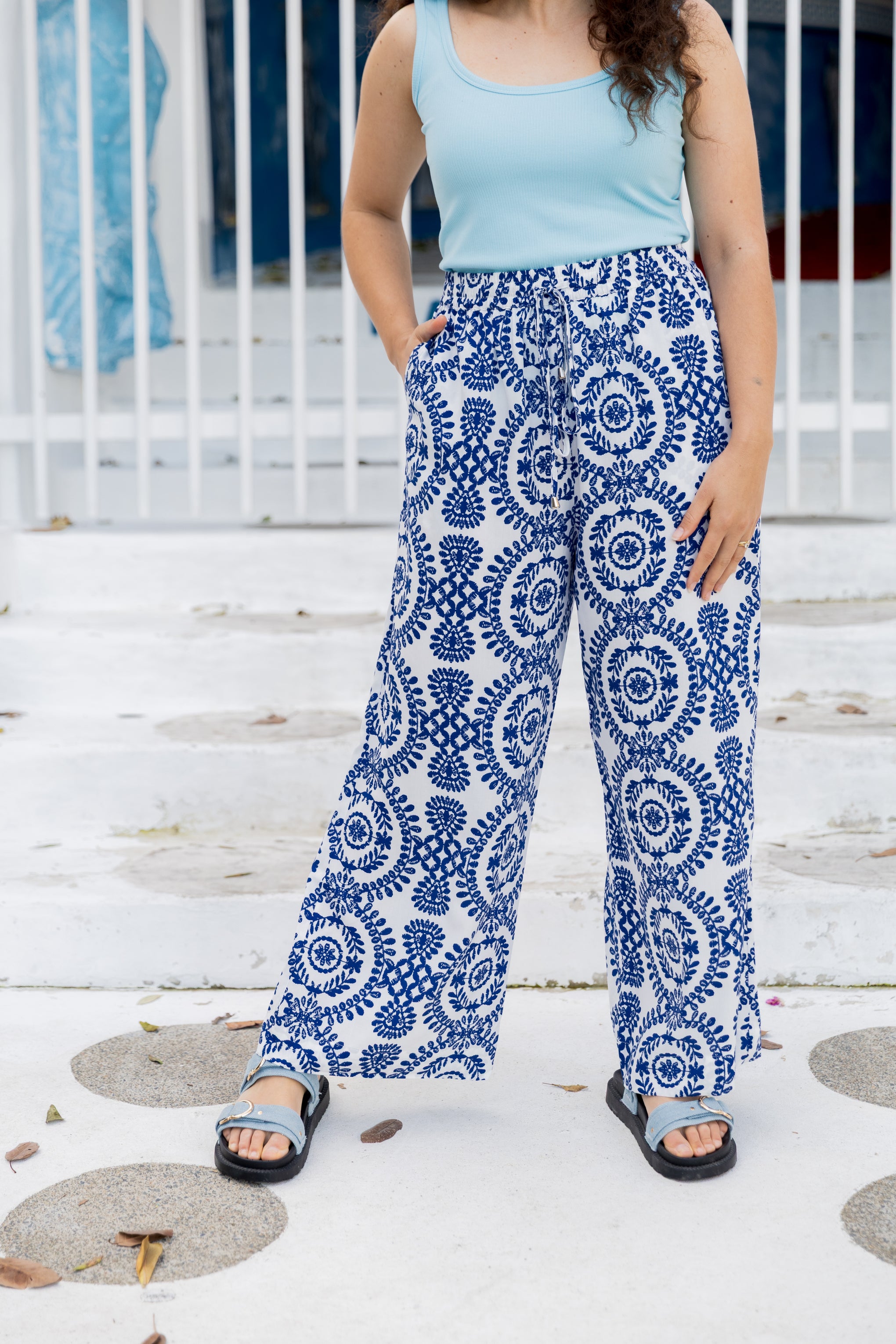 Gina Pants in Mykonos