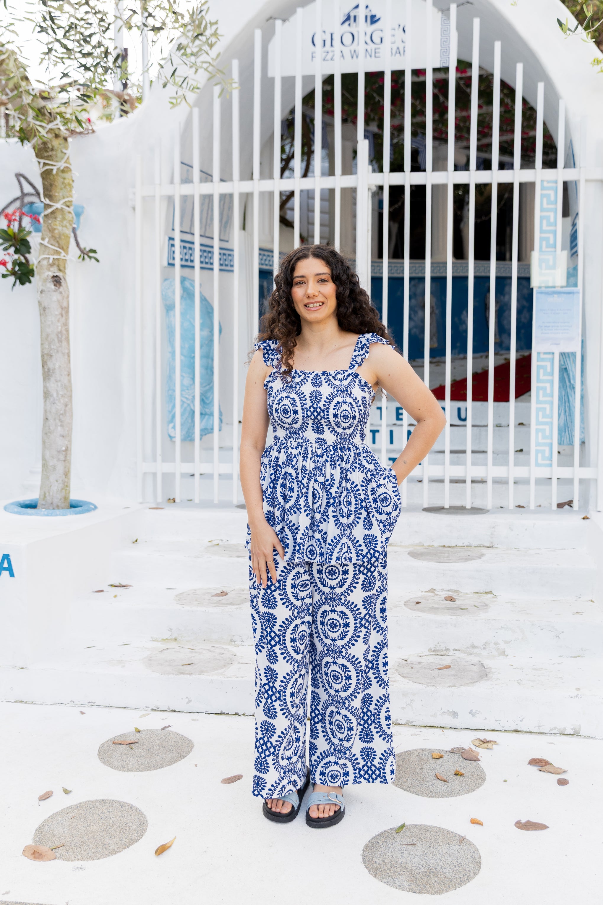 Gina Pants in Mykonos