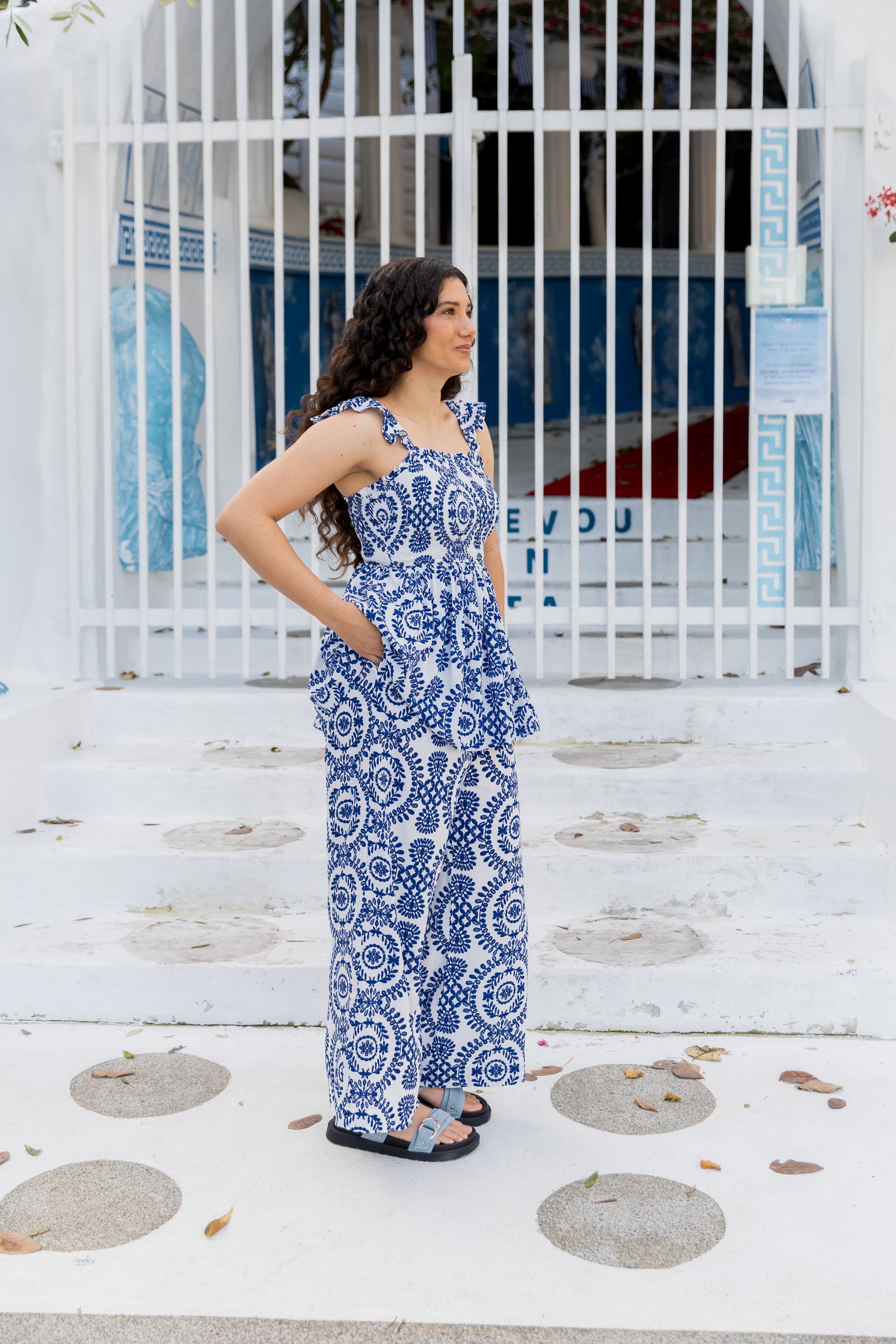 Gina Pants in Mykonos