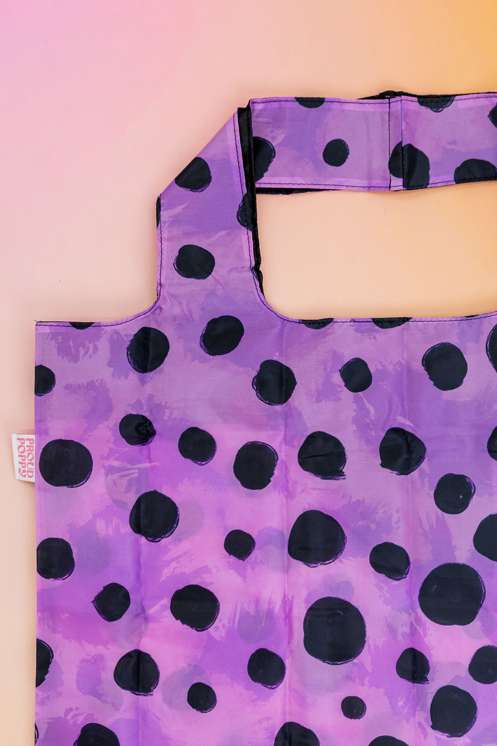 PP Reusable Shopper Bag in Purple Cheetah by Kasey Rainbow