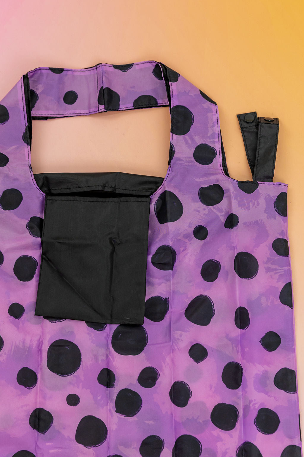 PP Reusable Shopper Bag in Purple Cheetah by Kasey Rainbow
