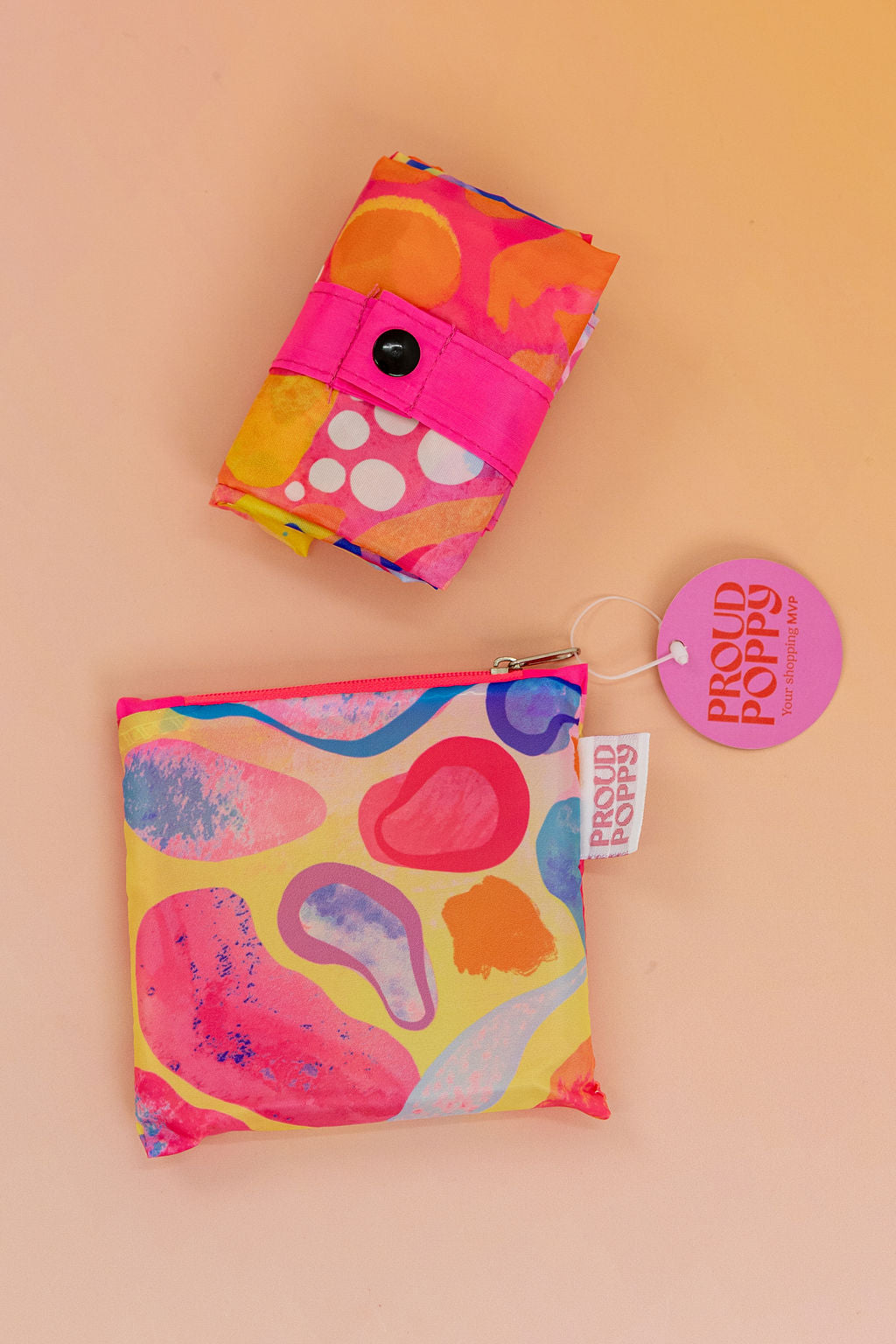 PP Reusable Shopper Bag in Tequila Sunrise by Kasey Rainbow