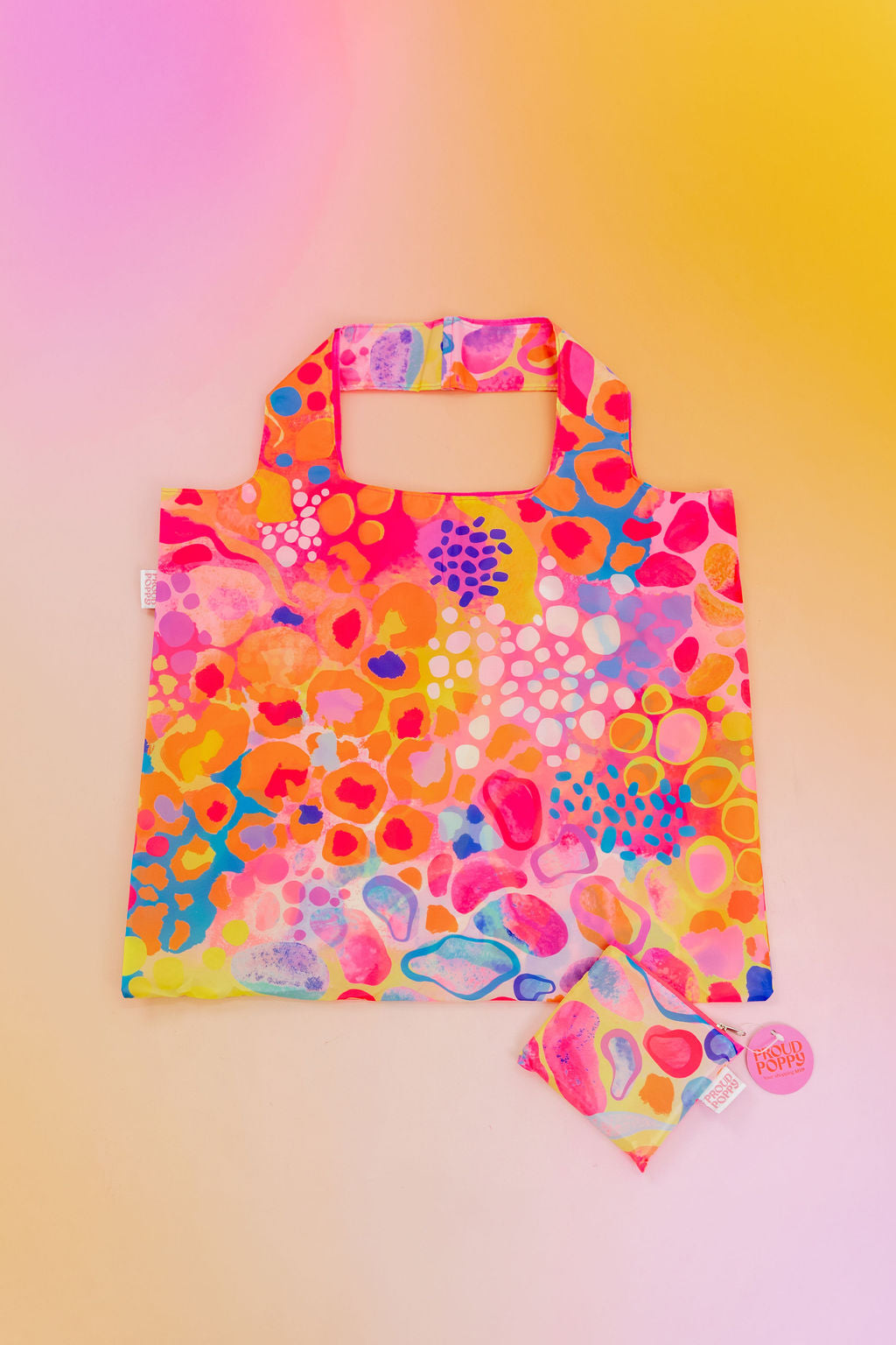 PP Reusable Shopper Bag in Tequila Sunrise by Kasey Rainbow
