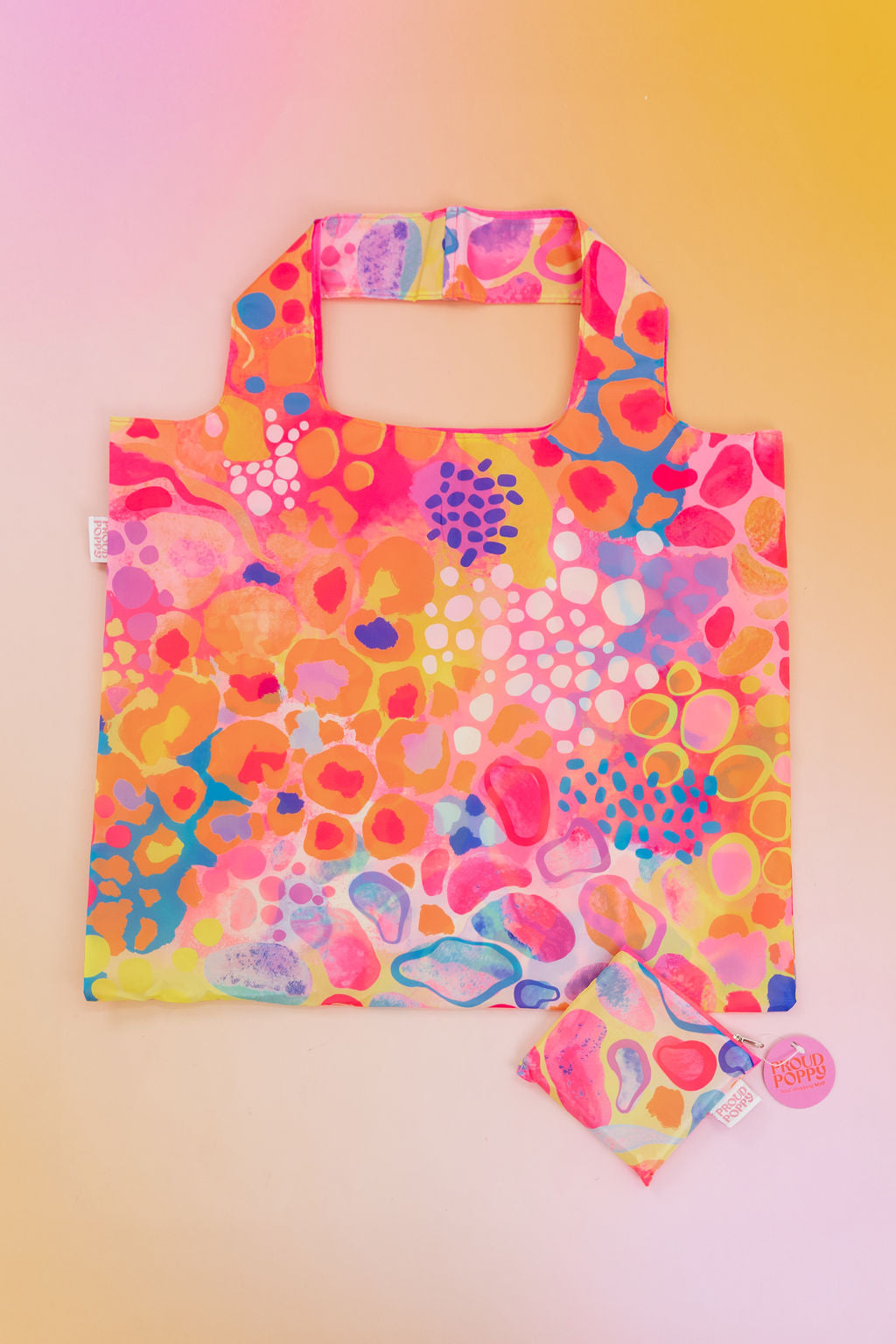 PP Reusable Shopper Bag in Tequila Sunrise by Kasey Rainbow