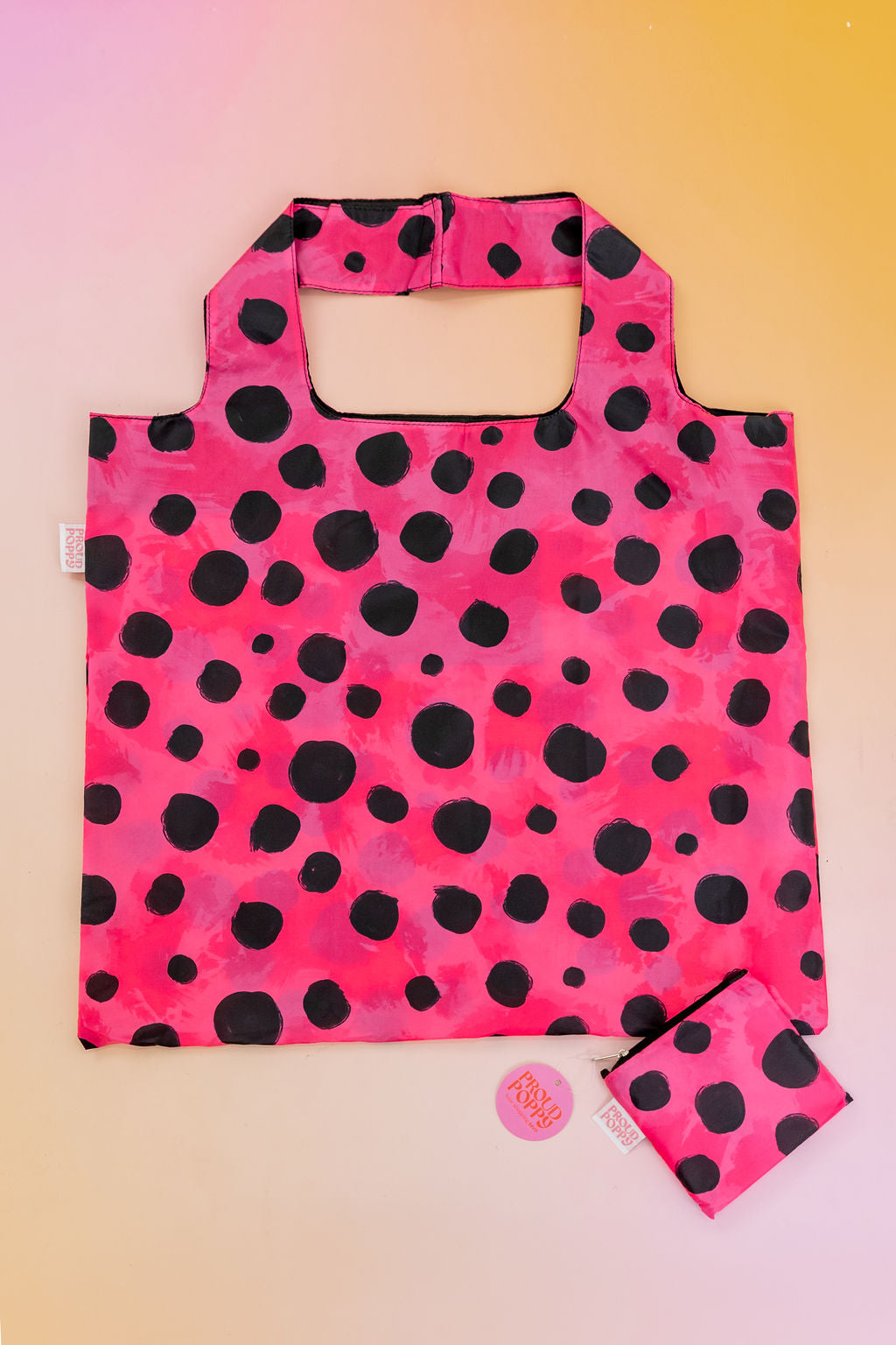 PP Reusable Shopper Bag in Pink Cheetah by Kasey Rainbow