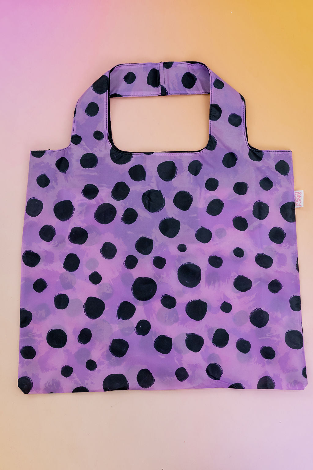 PP Reusable Shopper Bag in Purple Cheetah by Kasey Rainbow