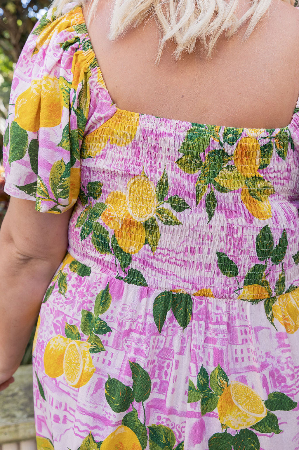 Hazel Linen Blend Jumpsuit in Themis