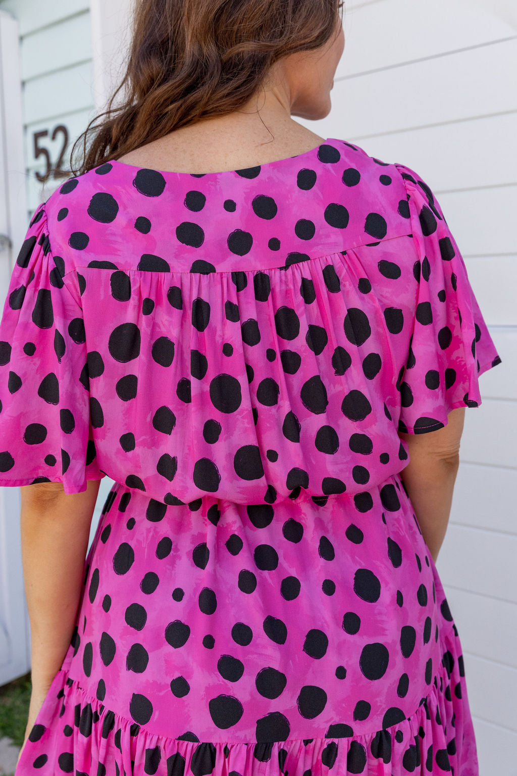 Esmae Dress in Pink Cheetah by Kasey Rainbow
