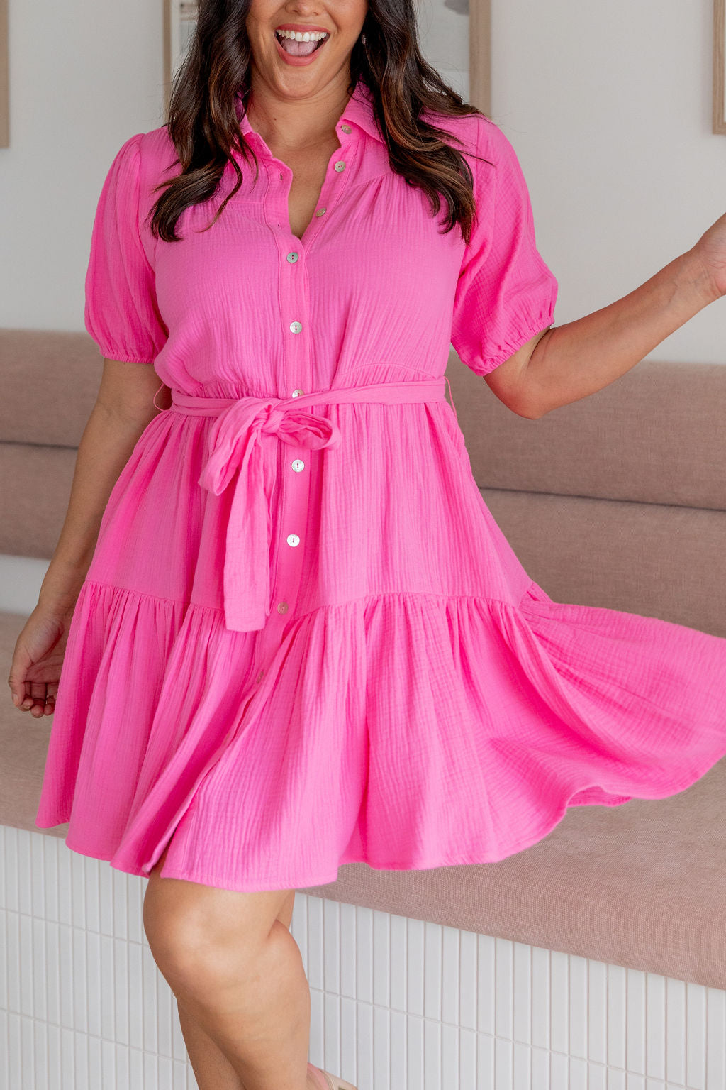 Mali Dress in Pink