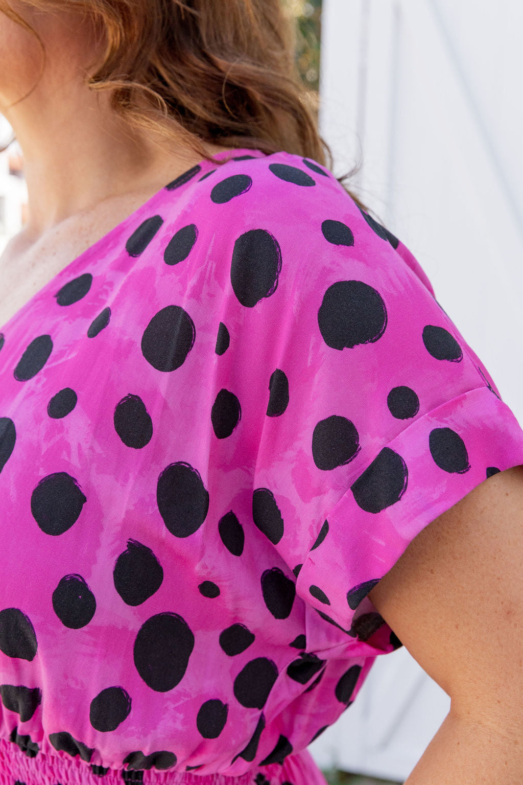 Millie Midi Dress in Pink Cheetah by Kasey Rainbow