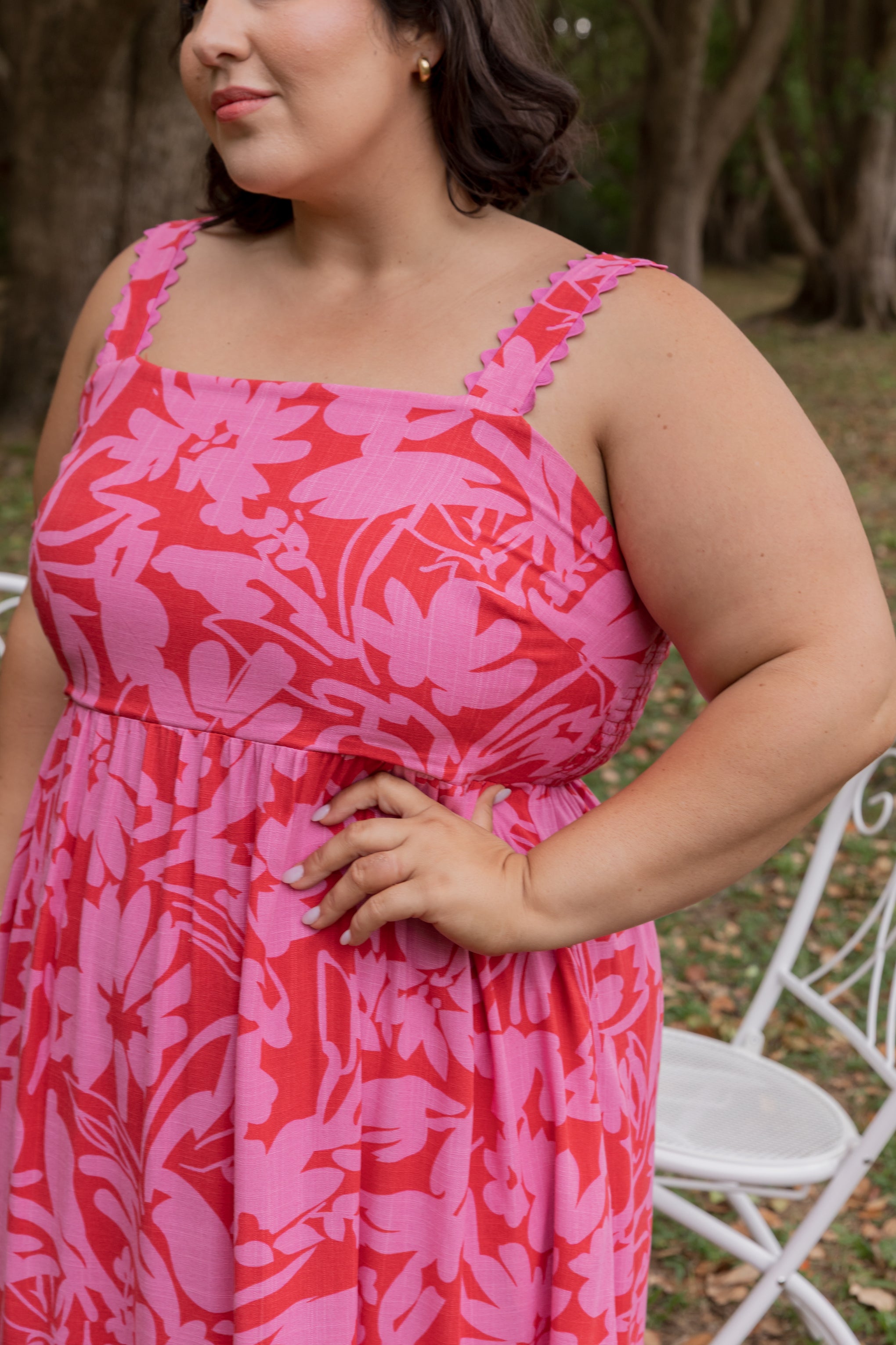 Angel Midi Dress in Fiesta