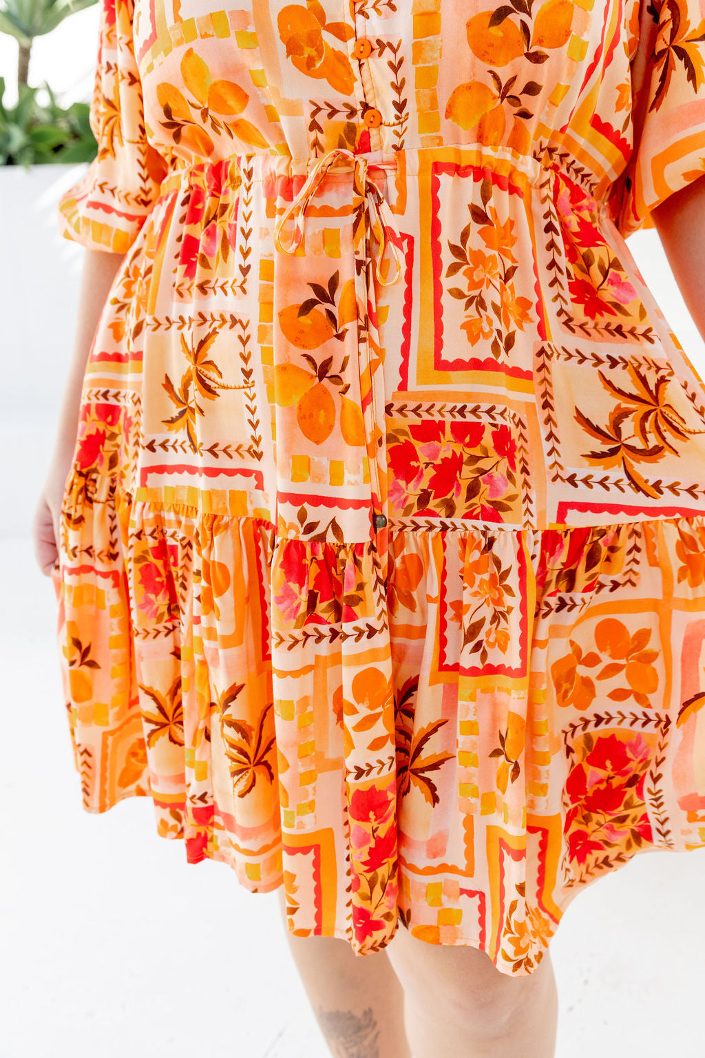 Ziggy Dress in Sunkissed Mosaic