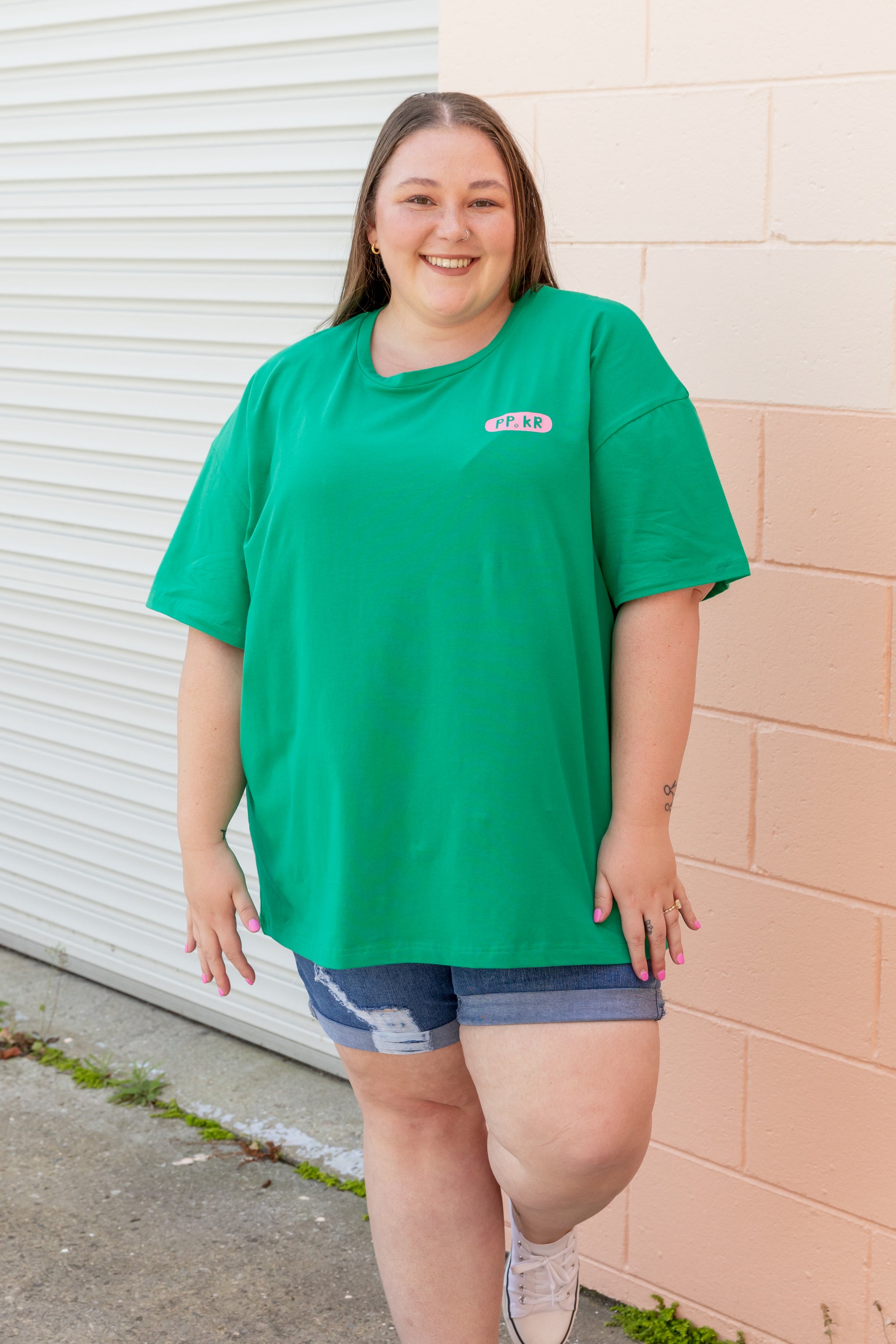 Alfie Oversized T-Shirt in Merry Everything by Kasey Rainbow