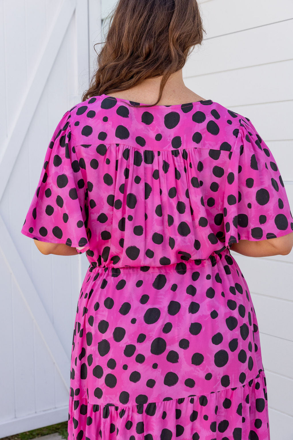Bonnie Dress in Pink Cheetah by Kasey Rainbow